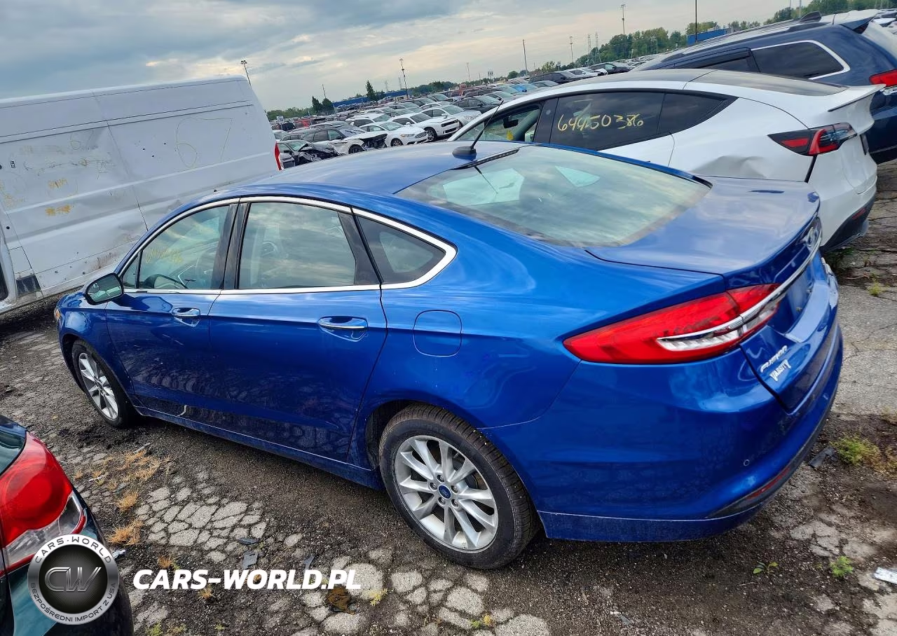 2017 Ford Fusion Se VIN:3FA6P0HD3HR406191 - 2