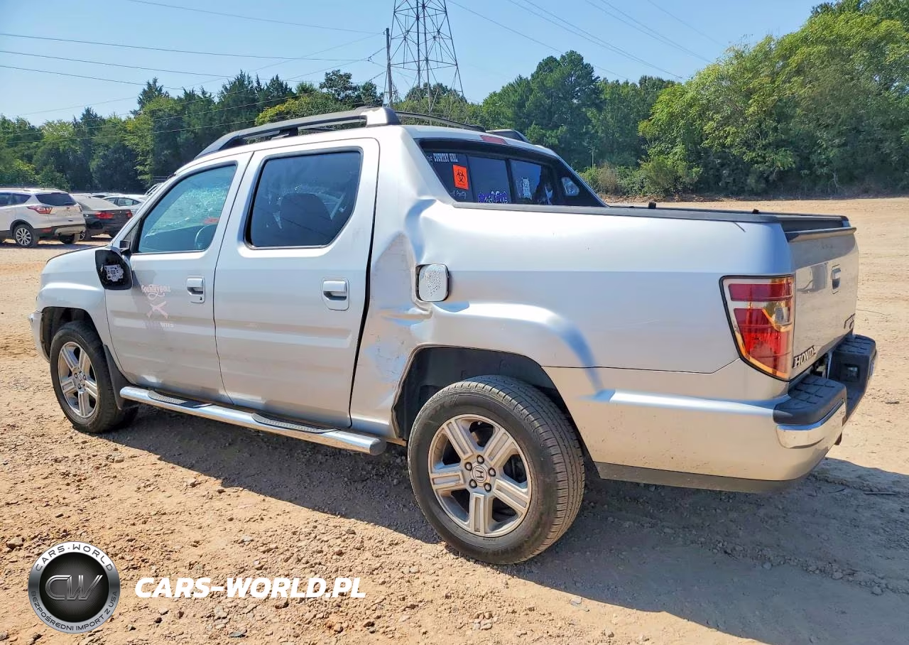 2009 Honda Ridgeline Rtl VIN:2HJYK16599H502595 - 2