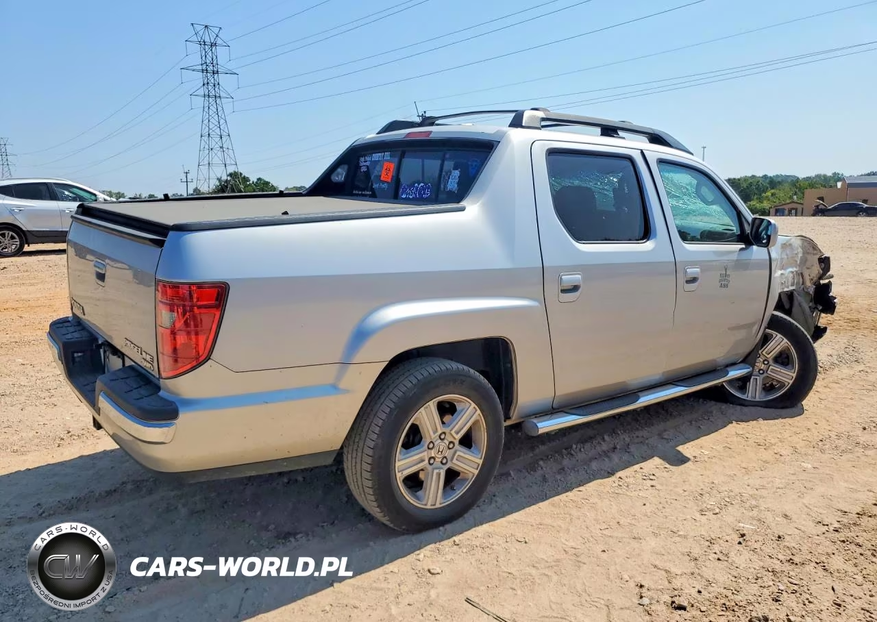 2009 Honda Ridgeline Rtl VIN:2HJYK16599H502595 - 3