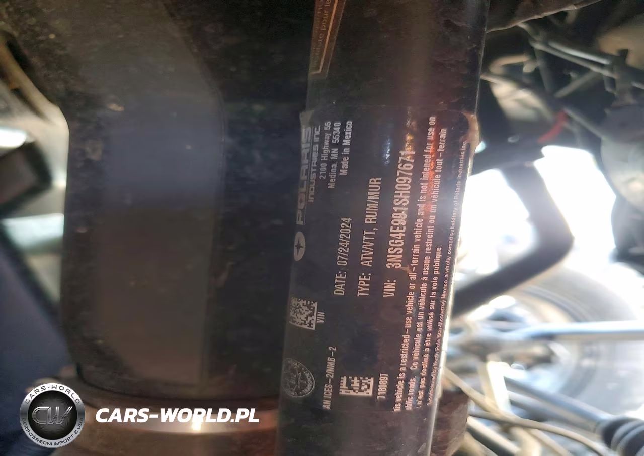 2025 Polaris General Utility Vehicle VIN:3NSG4E991SH097671 - 10