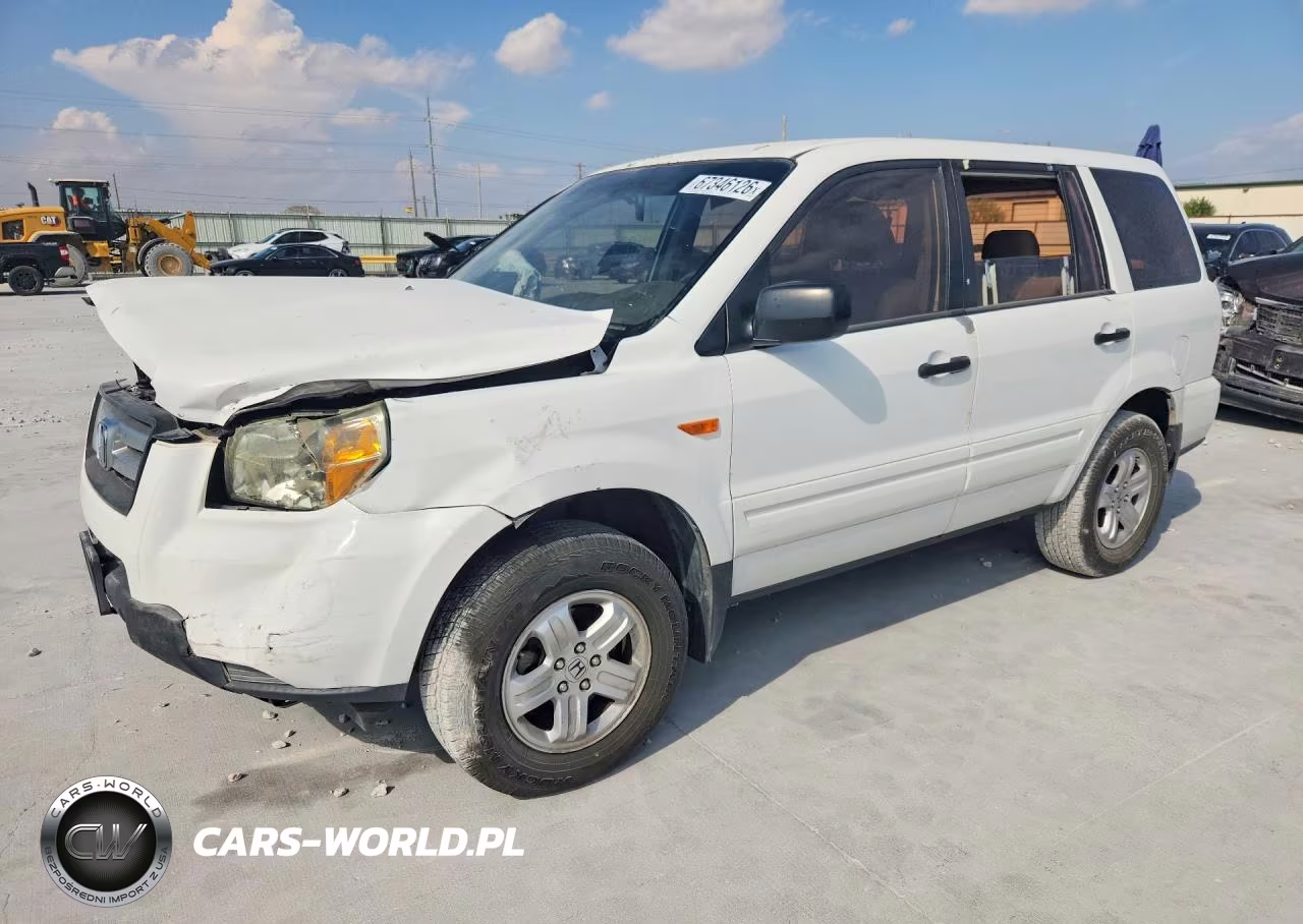 2007 Honda Pilot Lx VIN:5FNYF28137B020569 - 1