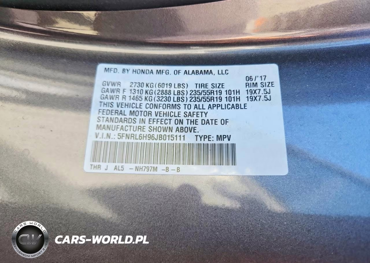 2018 Honda Odyssey Elite VIN:5FNRL6H96JB015111 - 13