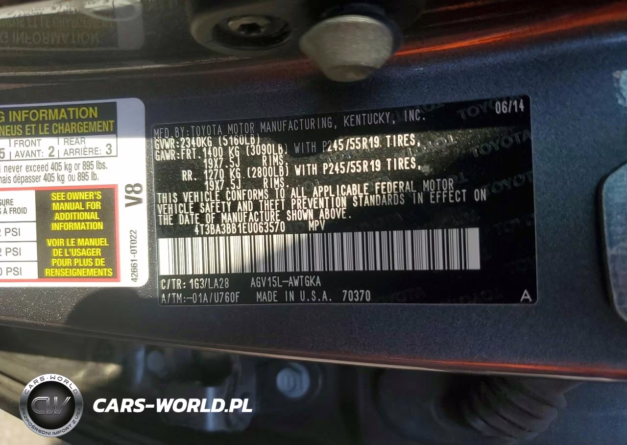2014 Toyota Venza Xle VIN:4T3BA3BB1EU063570 - 13