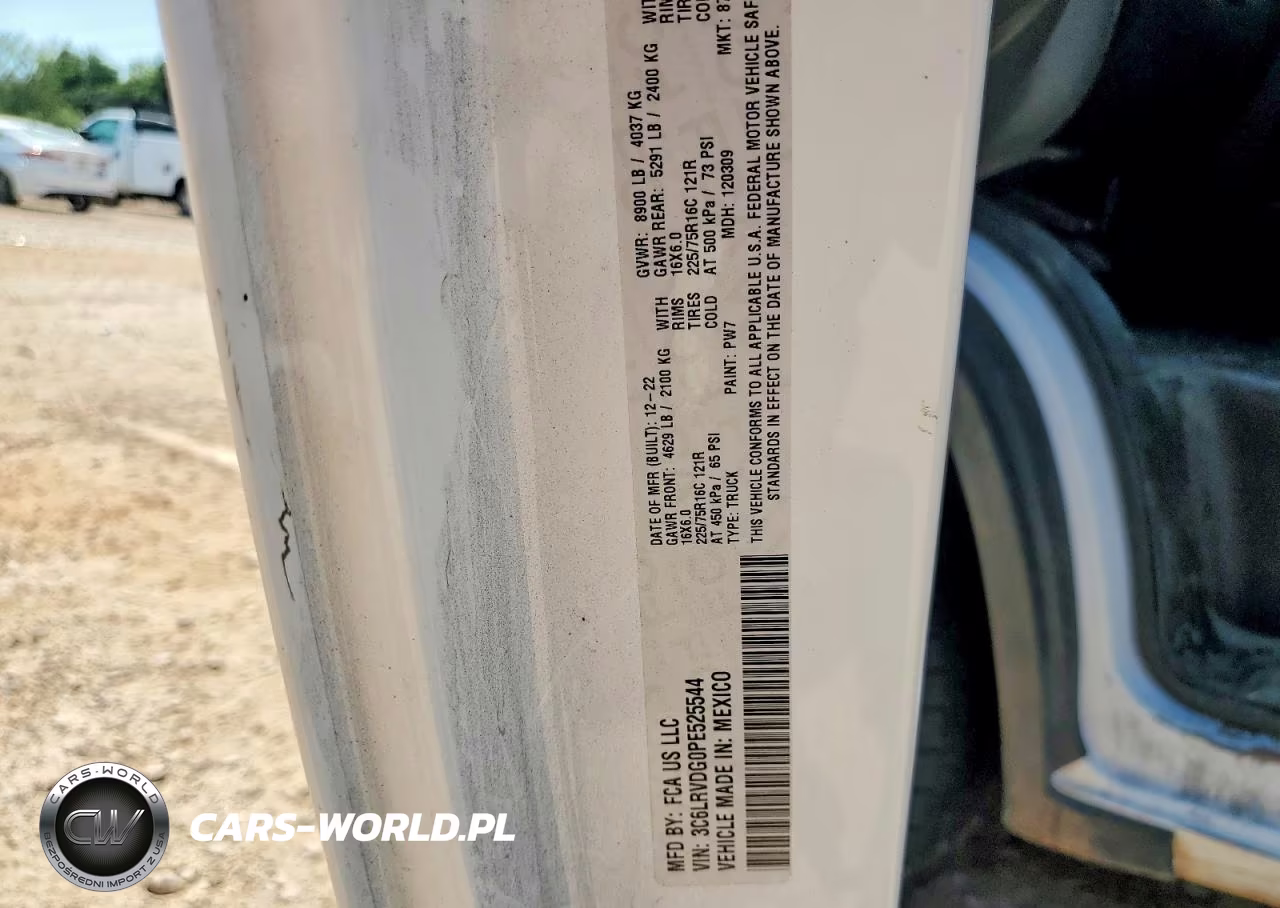 2023 Ram Promaster 2500 2500 High VIN:3C6LRVDG0PE525544 - 13