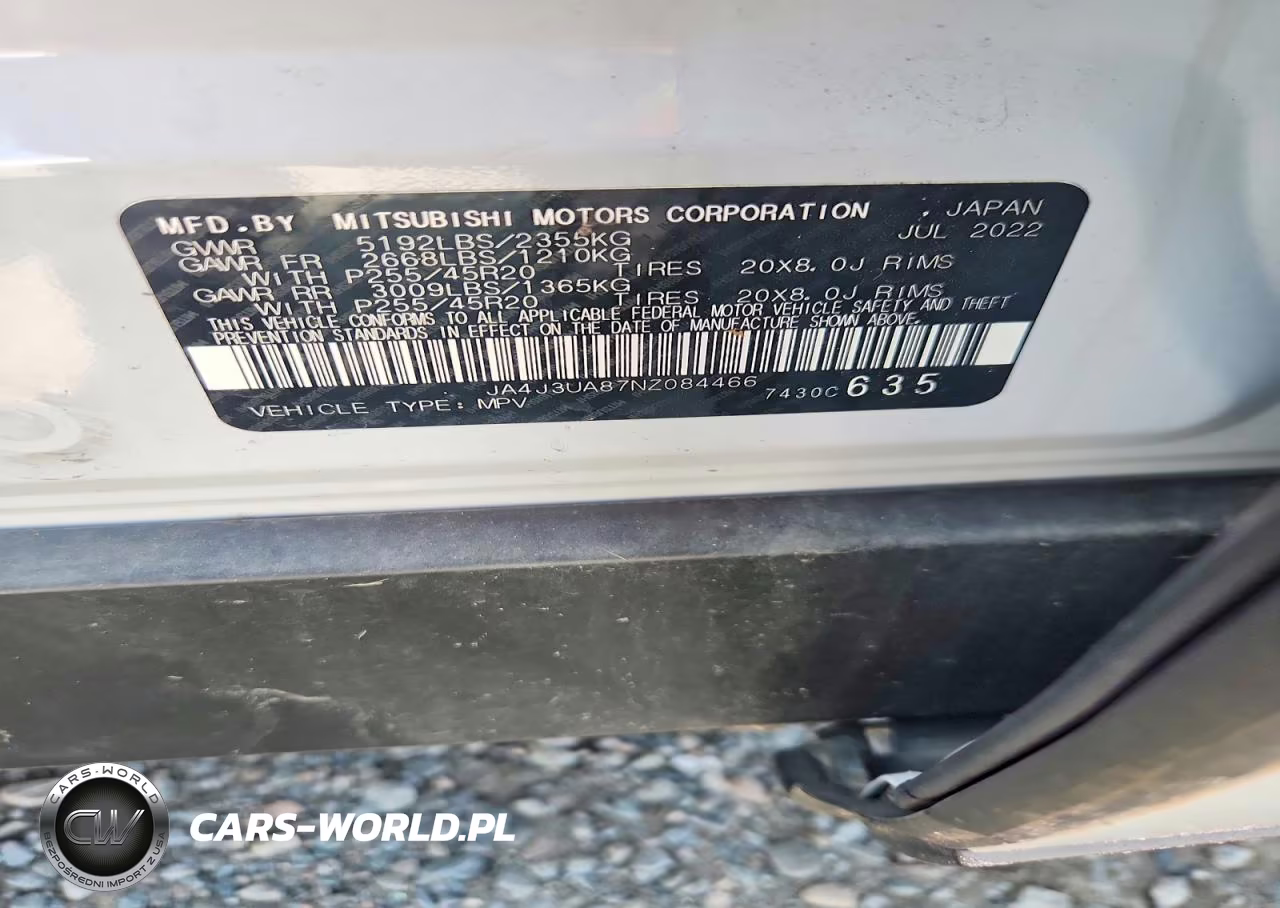 2022 Mitsubishi Outlander Se VIN:JA4J3UA87NZ084466 - 13