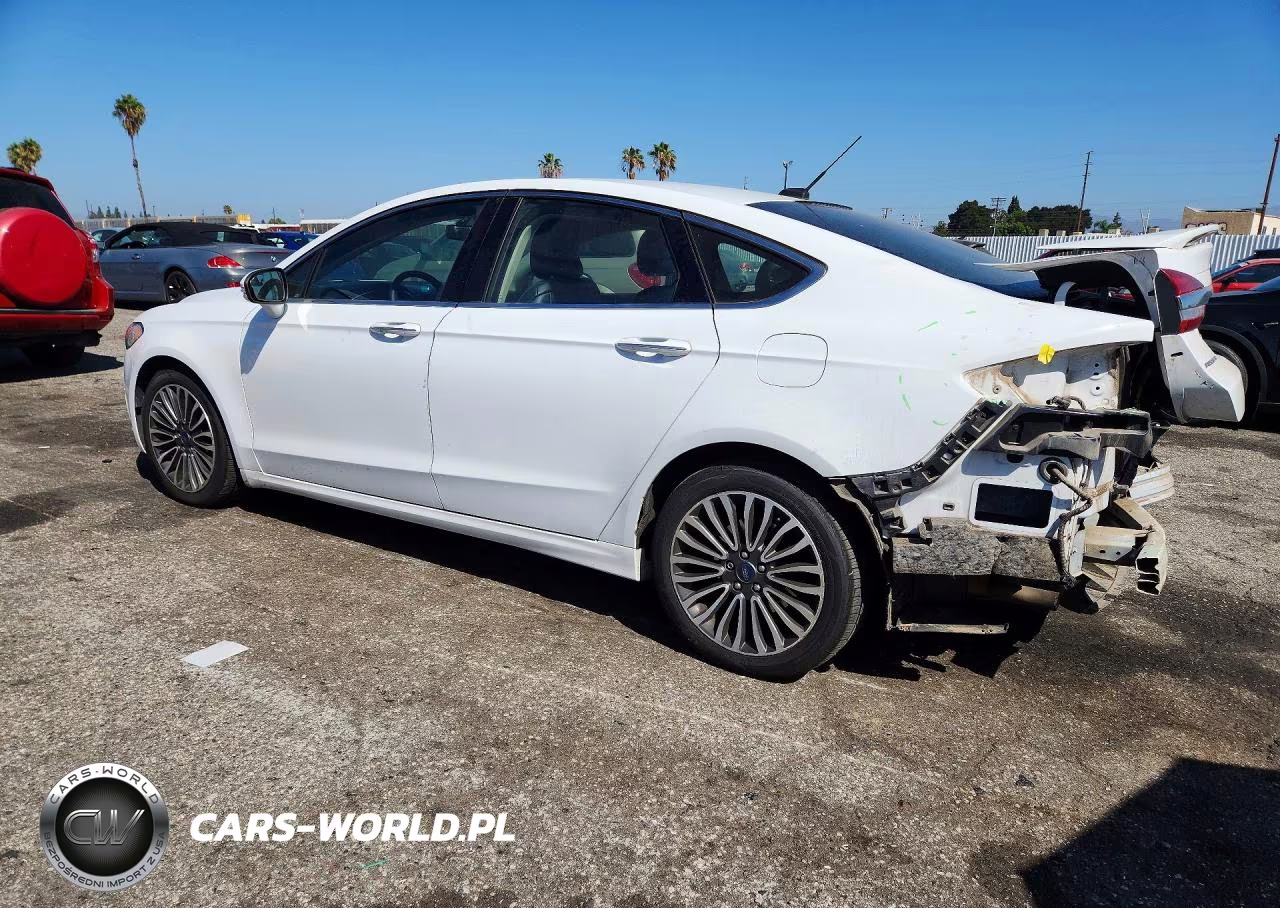 2018 Ford Fusion Titanium-Platinum VIN:3FA6P0D90JR206327 - 2