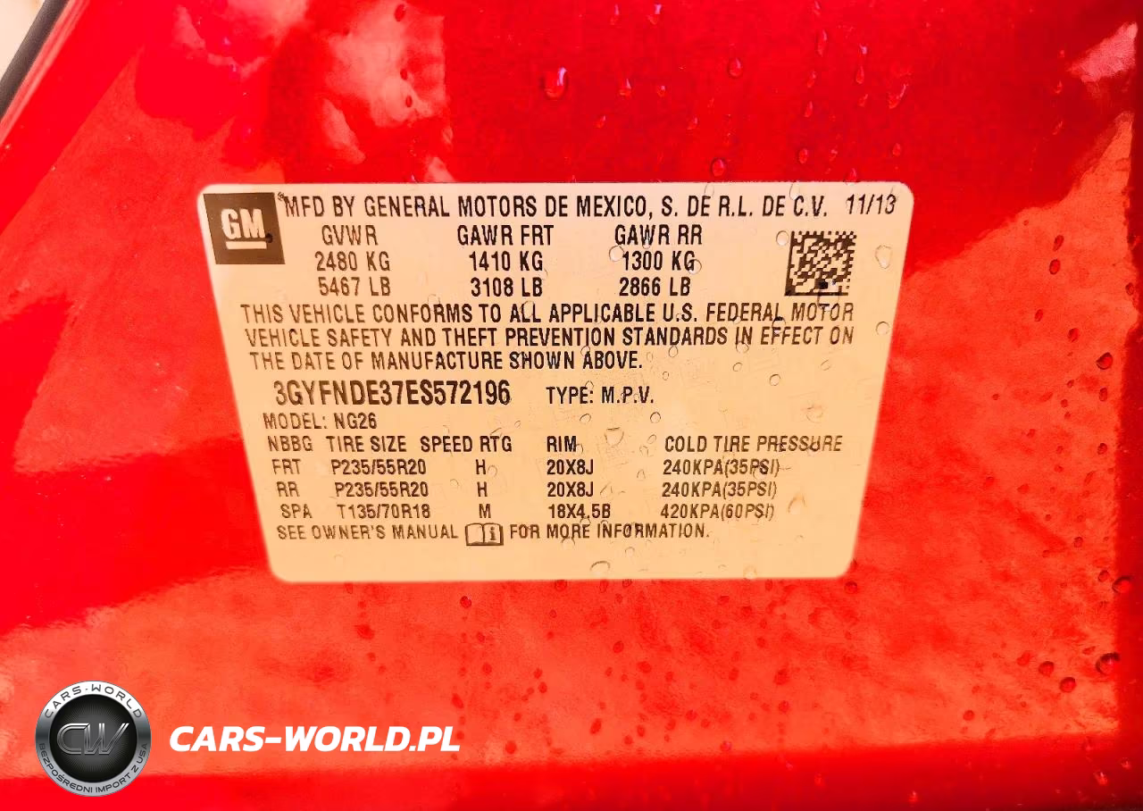 2014 Cadillac Srx Premium Collection VIN:3GYFNDE37ES572196 - 14