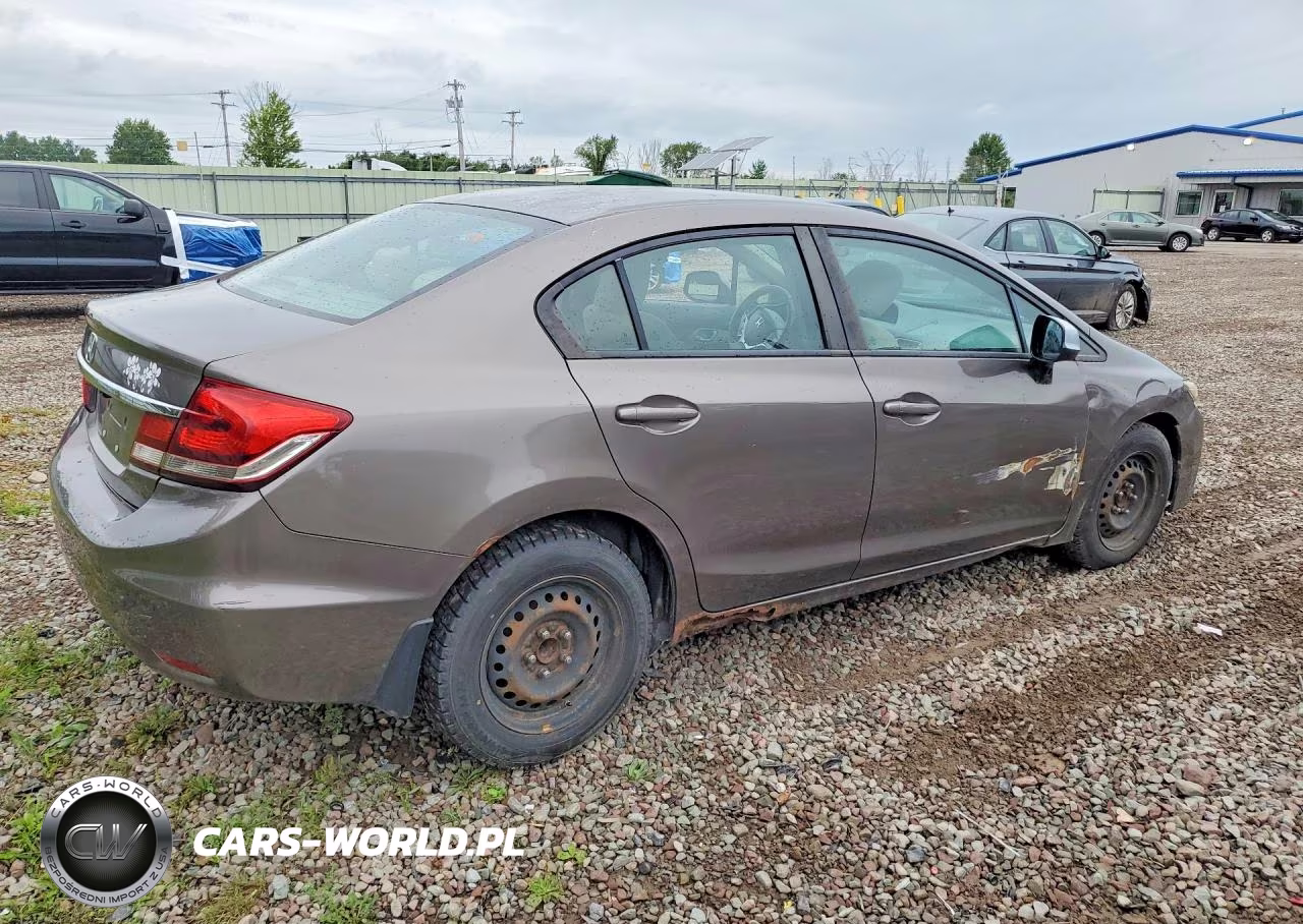 2013 Honda Civic Lx VIN:2HGFB2F57DH585598 - 3