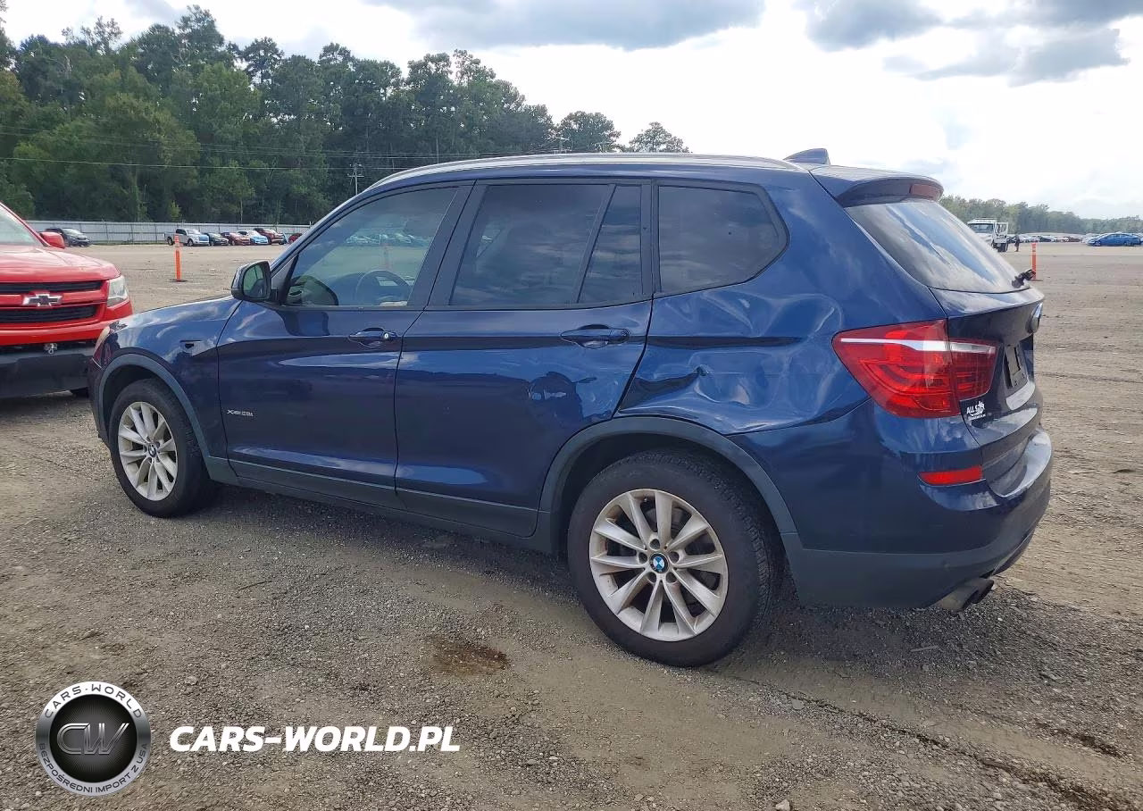 2016 BMW X3 xDrive28I VIN:5UXWX9C59G0D78735 - 2