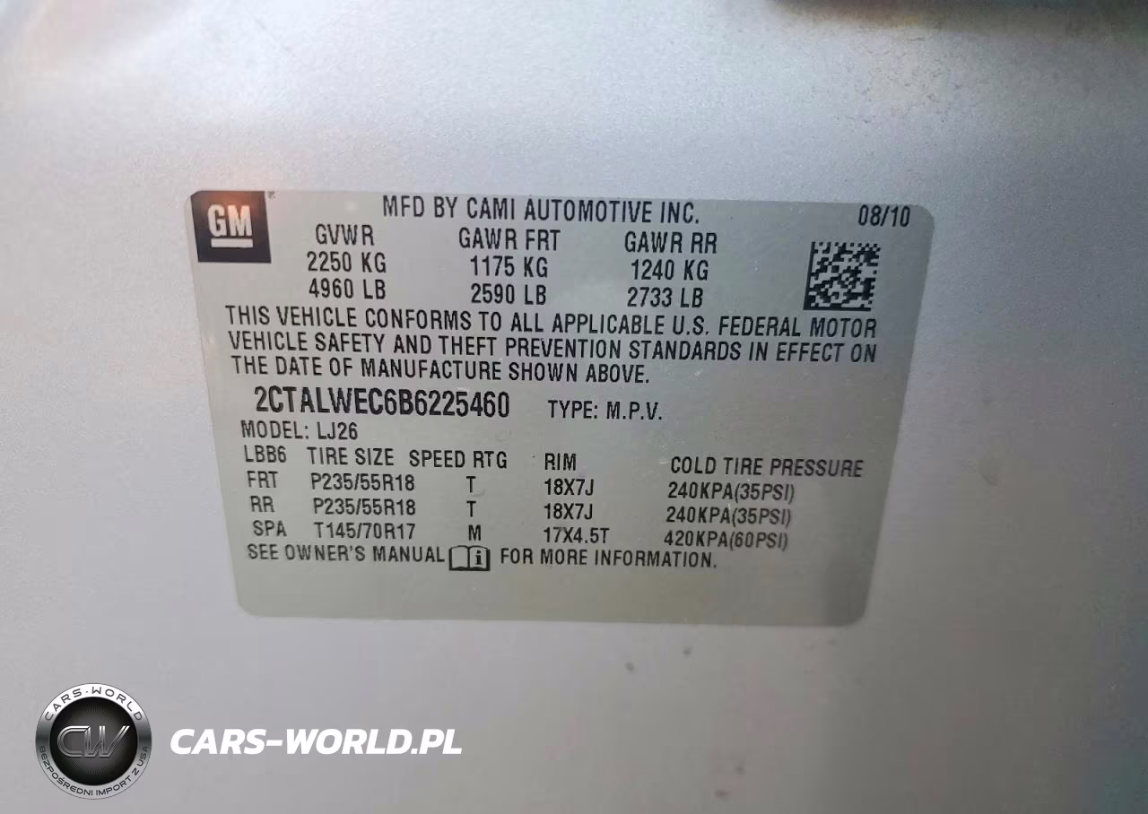 2011 GMC Terrain Slt VIN:2CTALWEC6B6225460 - 12