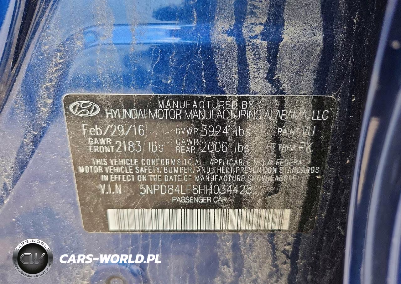 2017 Hyundai Elantra Se VIN:5NPD84LF8HH034428 - 13