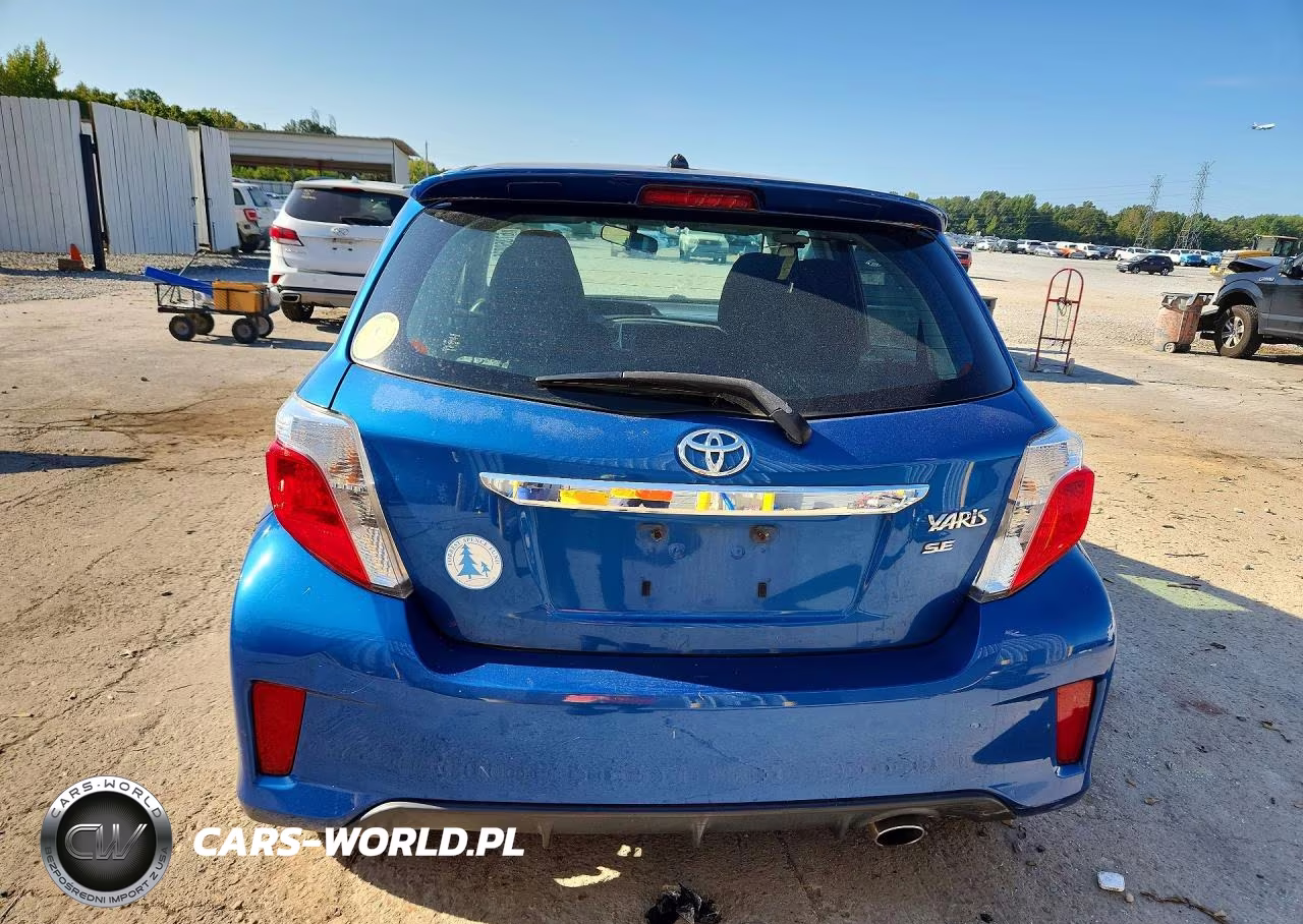2012 Toyota Yaris 5-Door Se VIN:JTDKTUD3XCD508744 - 6