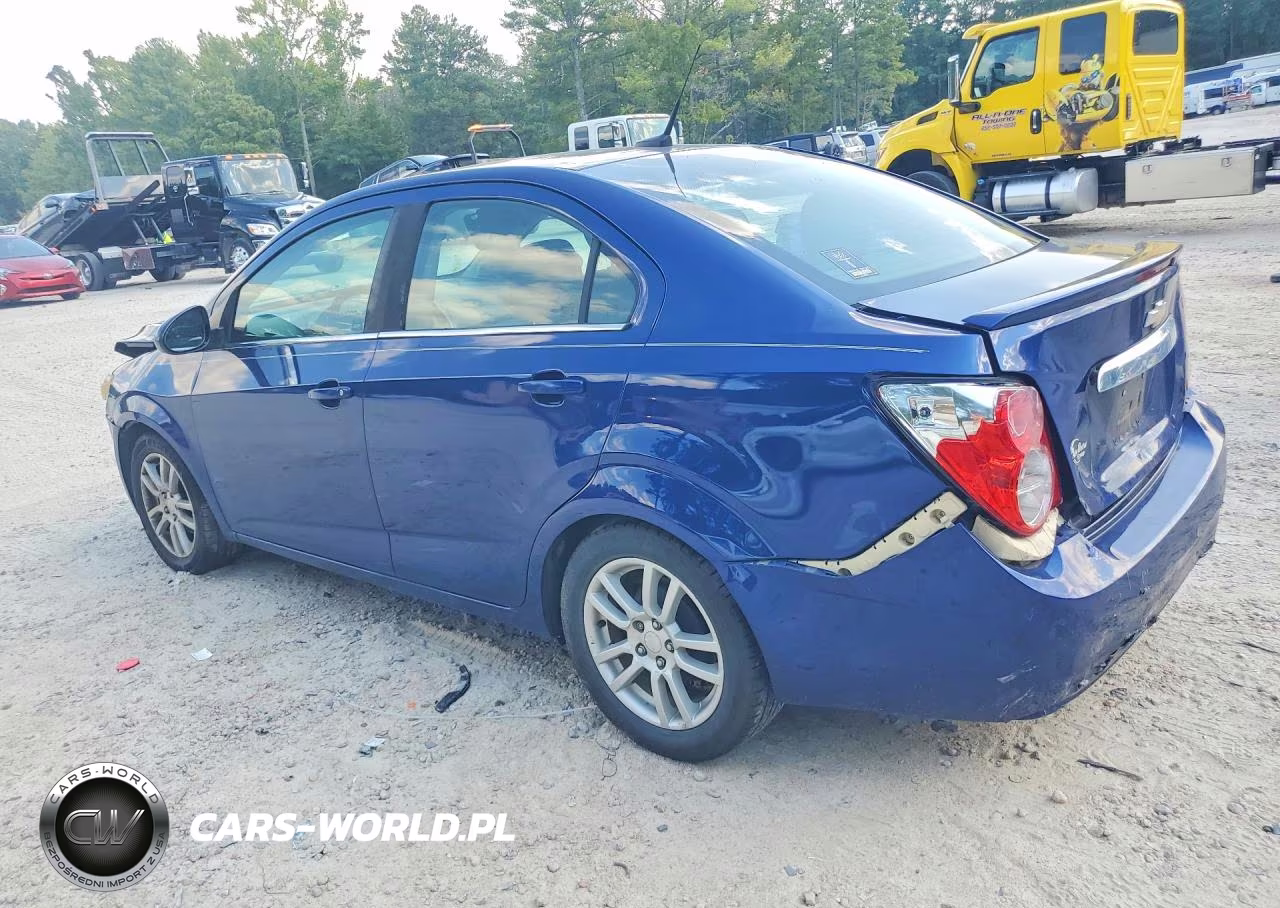 2013 Chevrolet Sonic Lt VIN:1G1JC5SH9D4184826 - 2