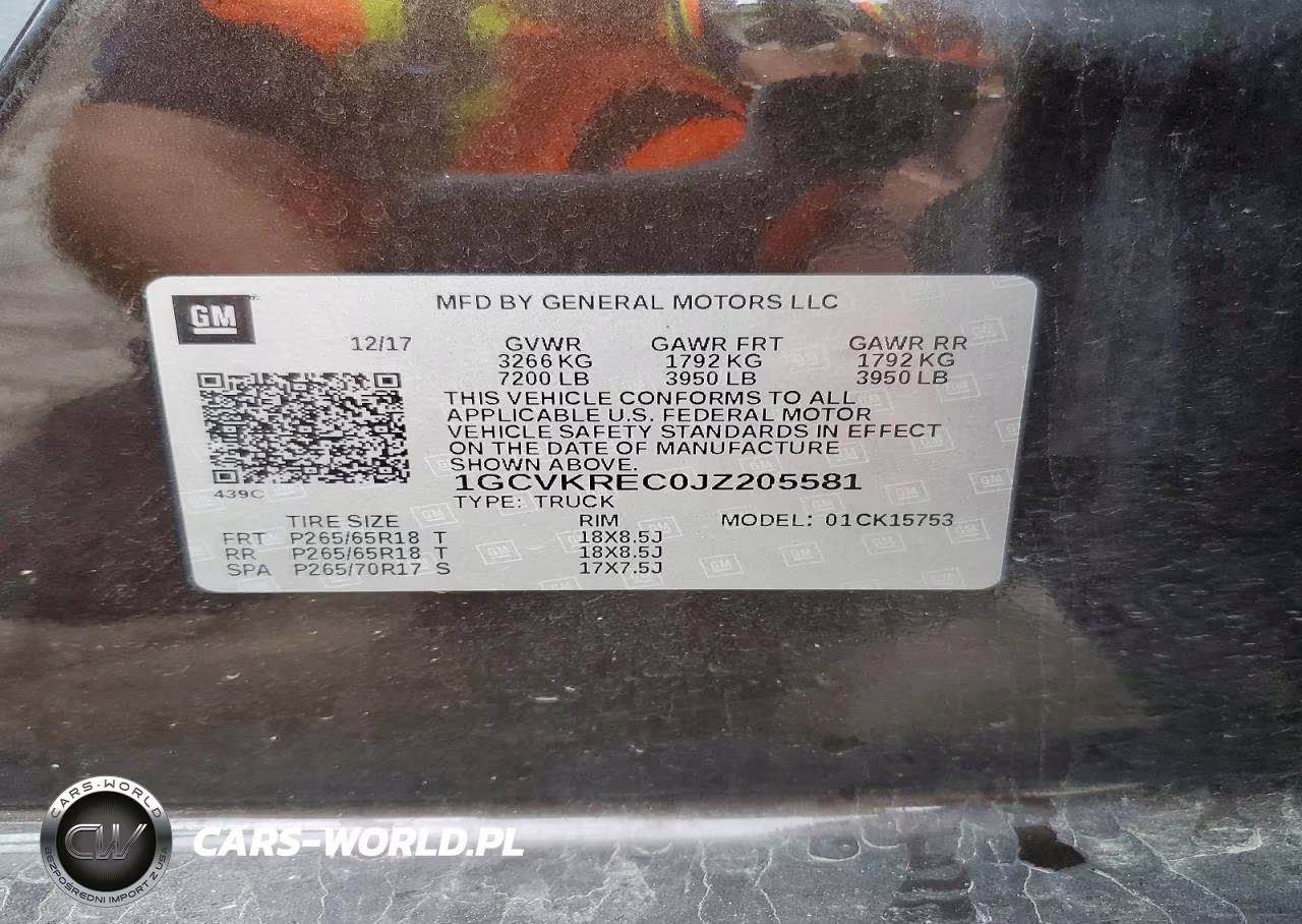 2018 Chevrolet Silverado K1500 Lt VIN:1GCVKREC0JZ205581 - 12