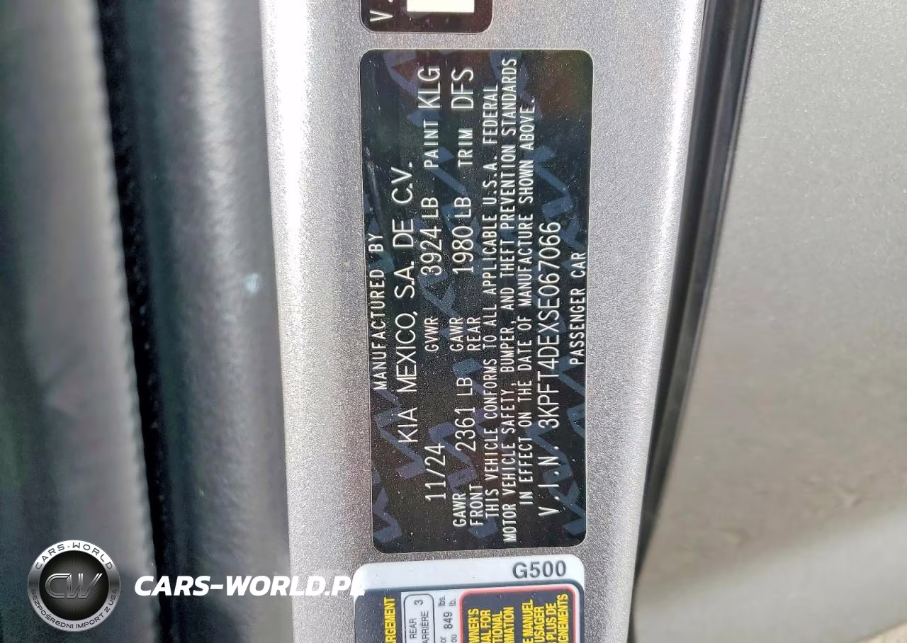 2025 Kia K4 Lxs VIN:3KPFT4DEXSE067066 - 13