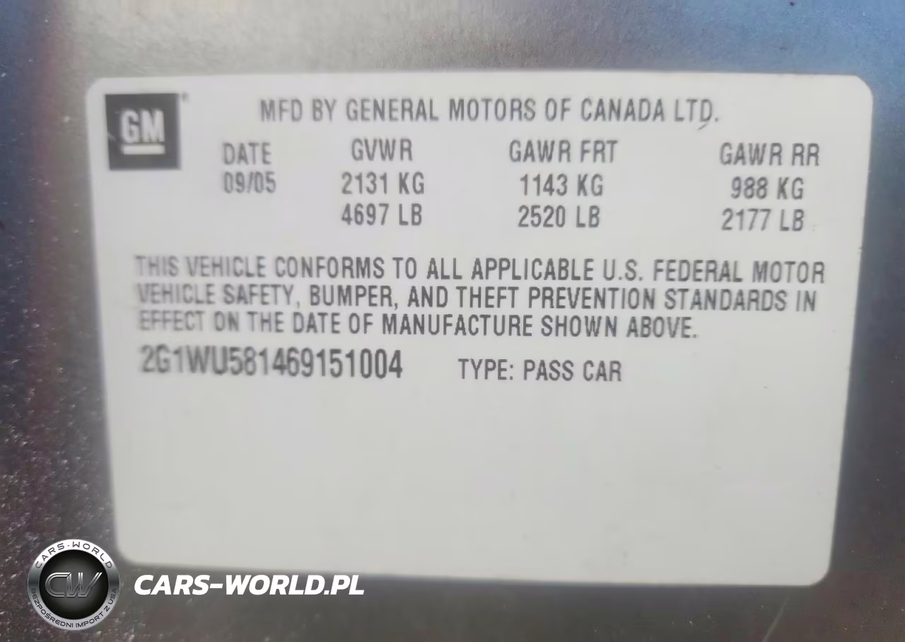 2006 Chevrolet Impala Ltz VIN:2G1WU581469151004 - 12