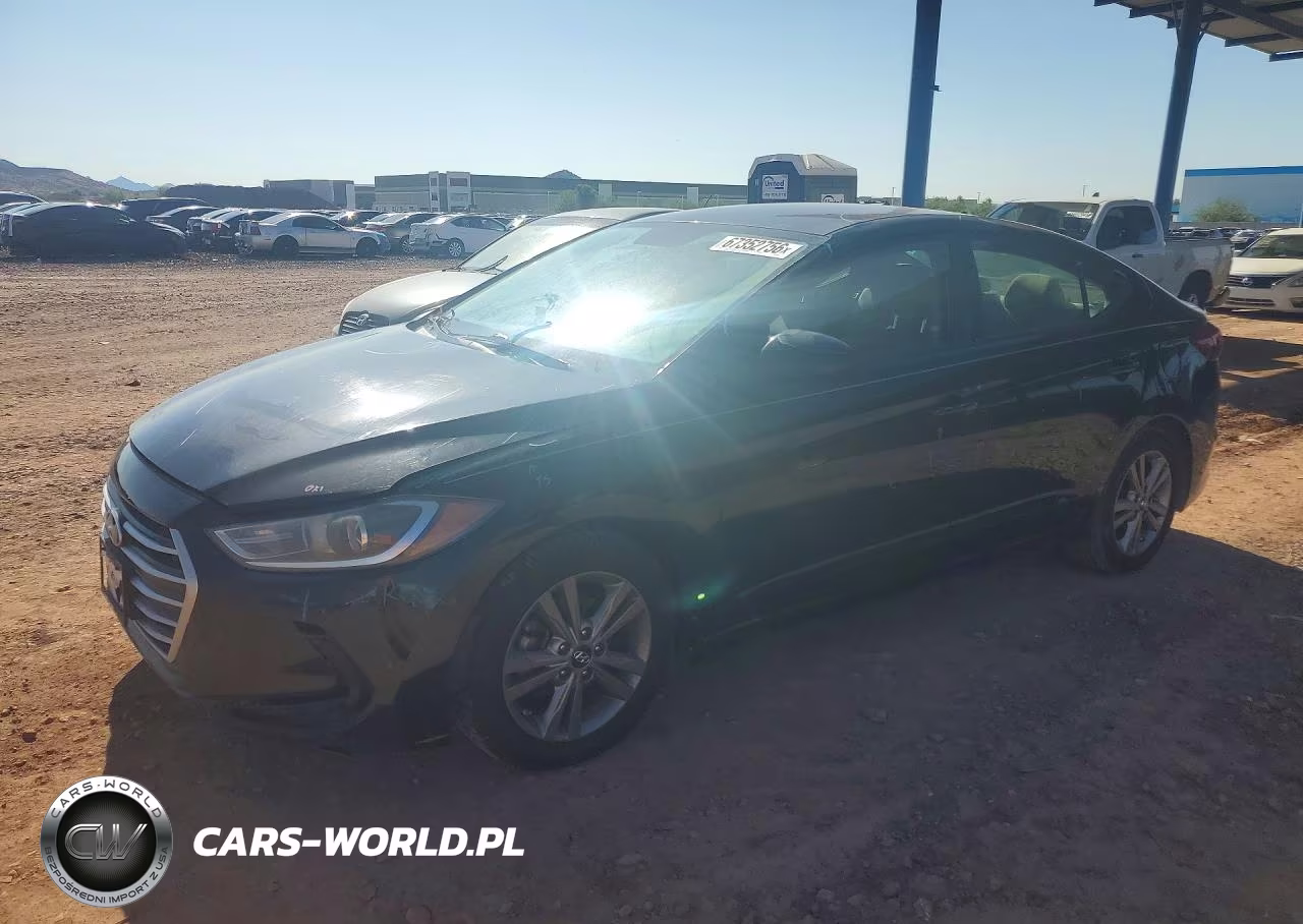 2017 Hyundai Elantra Se VIN:KMHD84LF8HU061470 - 1