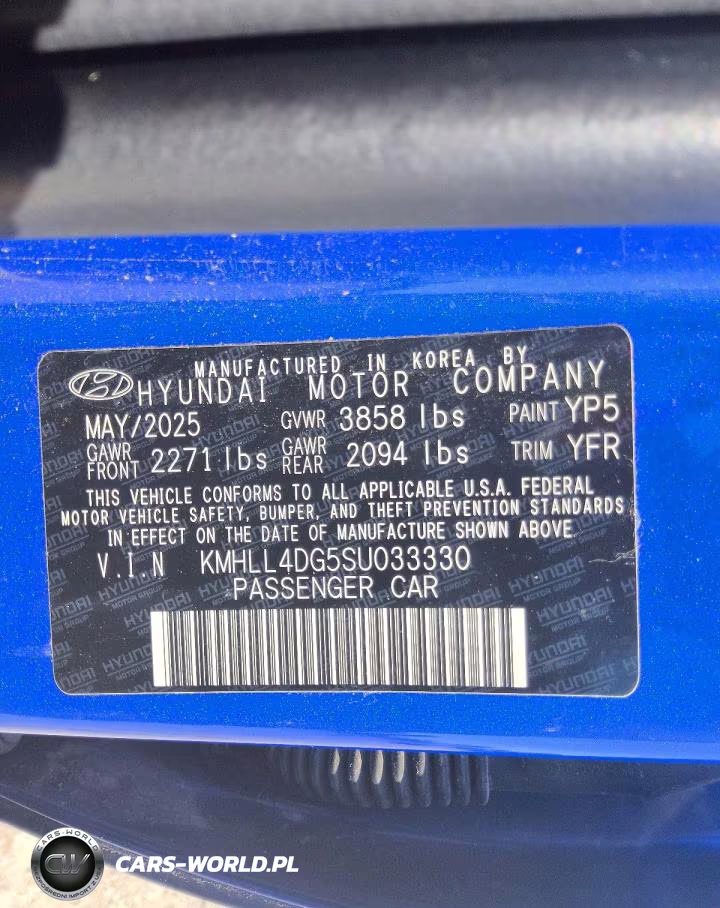 2025 Hyundai Elantra Se VIN:KMHLL4DG5SU033330 - 12