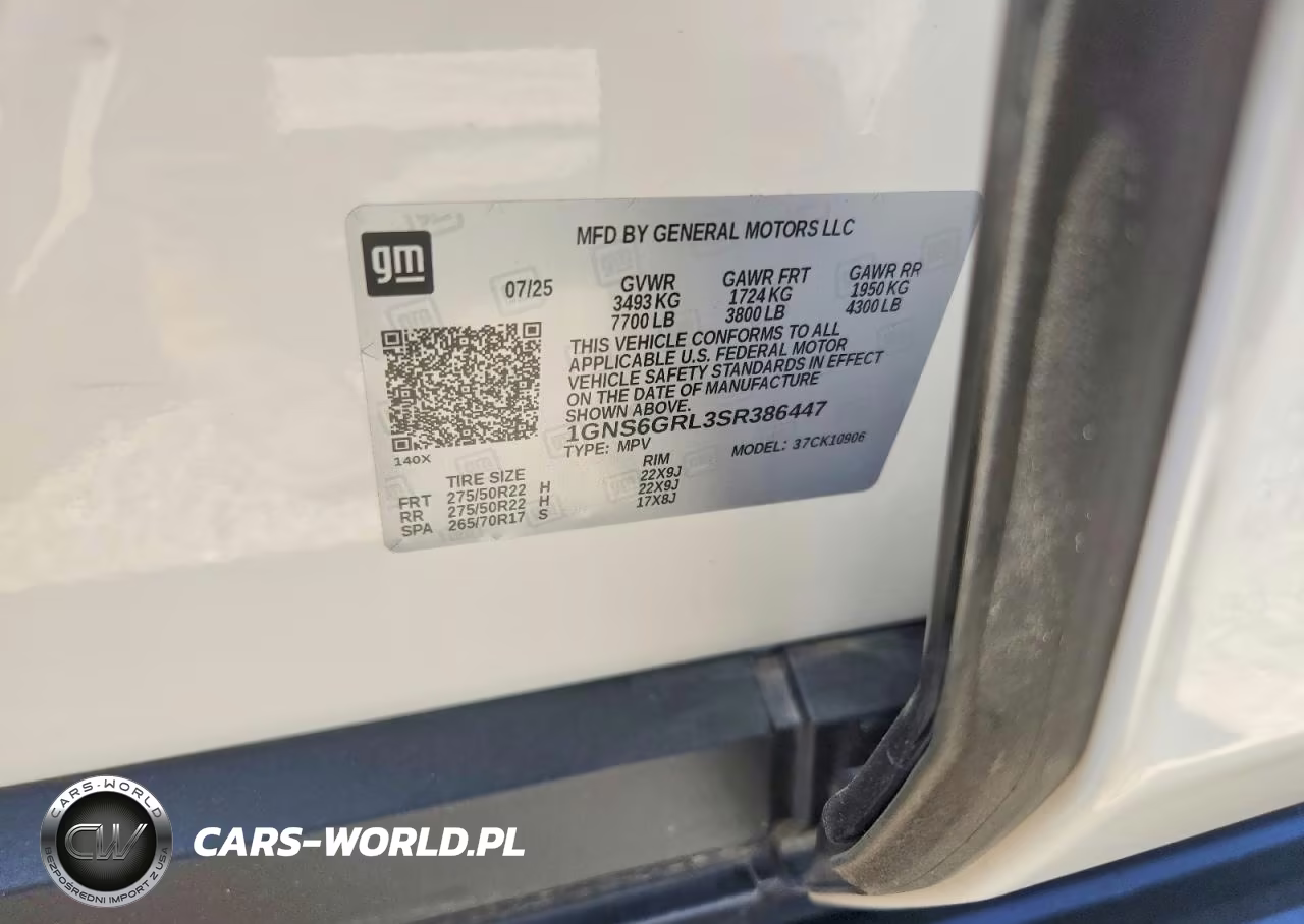 2025 Chevrolet Suburban K1500 High Country VIN:1GNS6GRL3SR386447 - 14