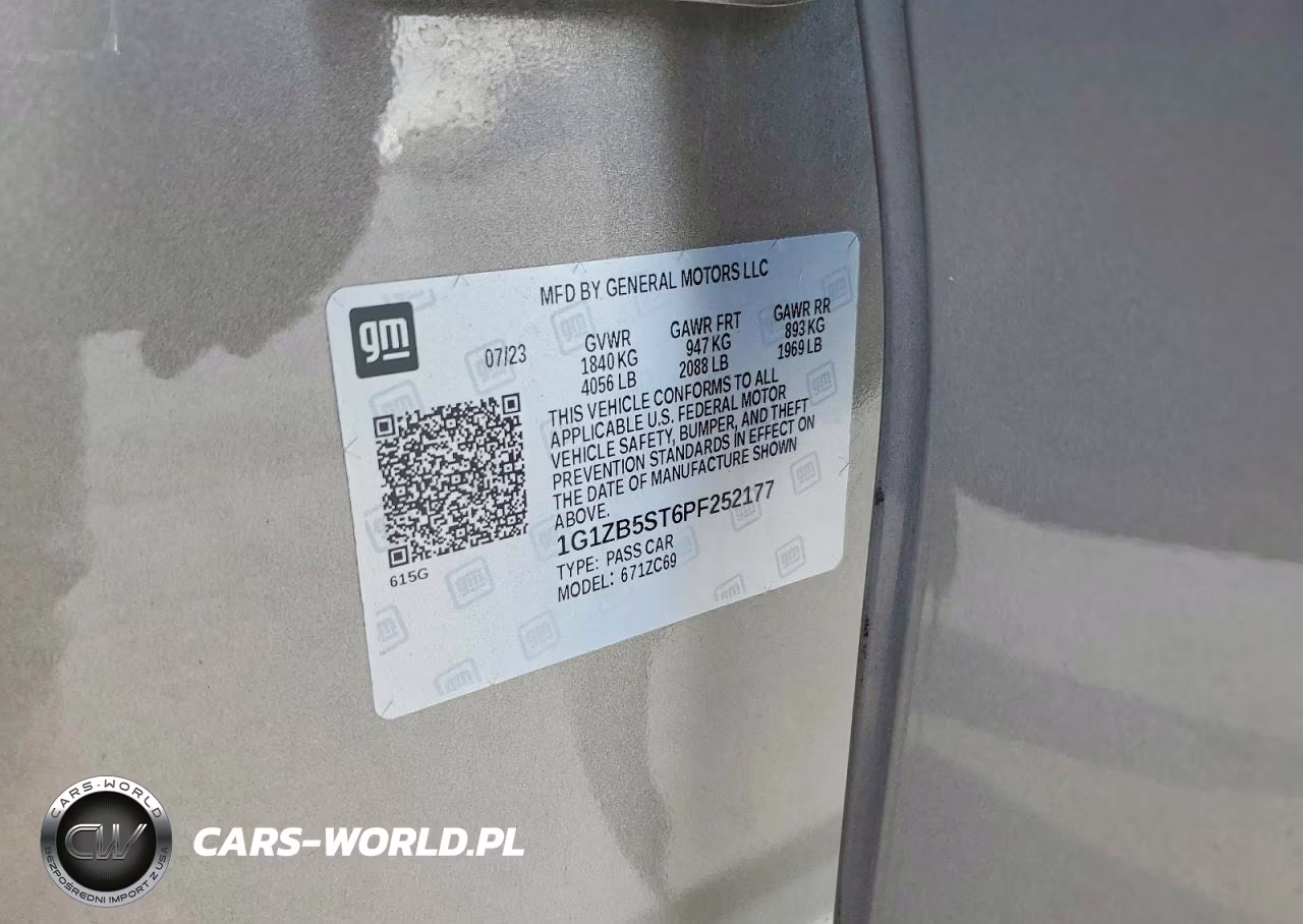 2023 Chevrolet Malibu Ls VIN:1G1ZB5ST6PF252177 - 12
