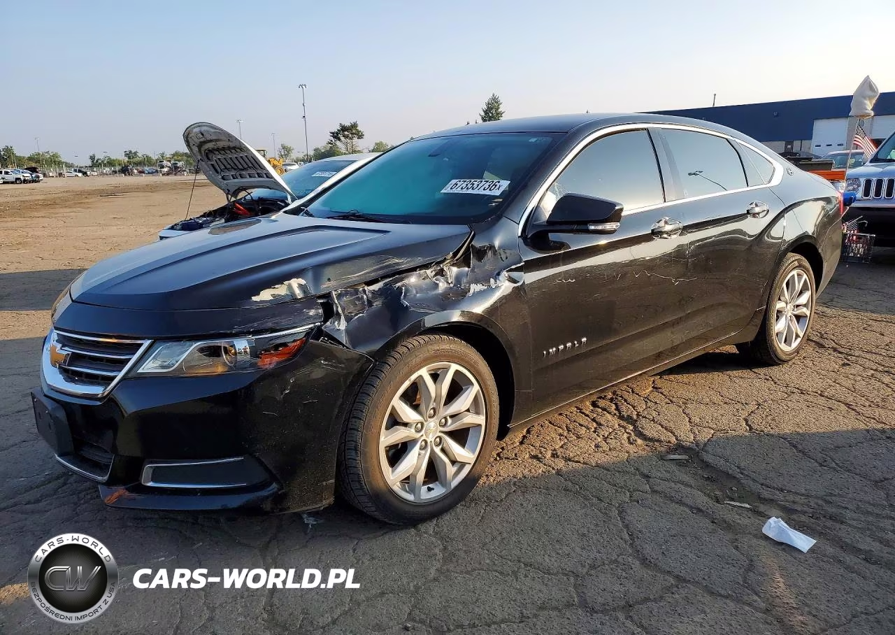 2017 Chevrolet Impala Lt VIN:2G1105S30H9111893 - 1