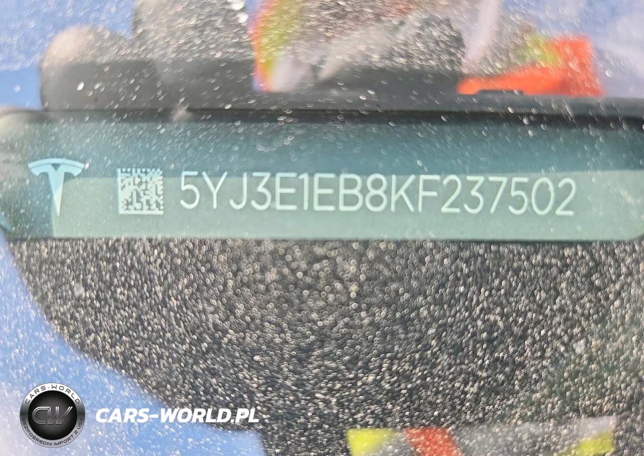 2019 Tesla Model 3 VIN:5YJ3E1EB8KF237502 - 12