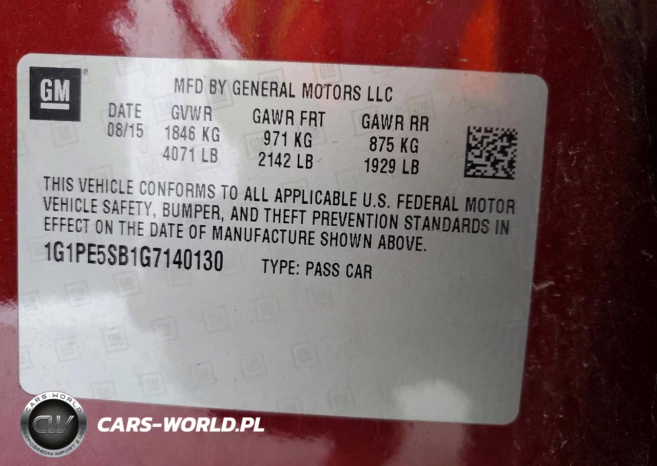 2016 Chevrolet Cruze Limited Lt VIN:1G1PE5SB1G7140130 - 12