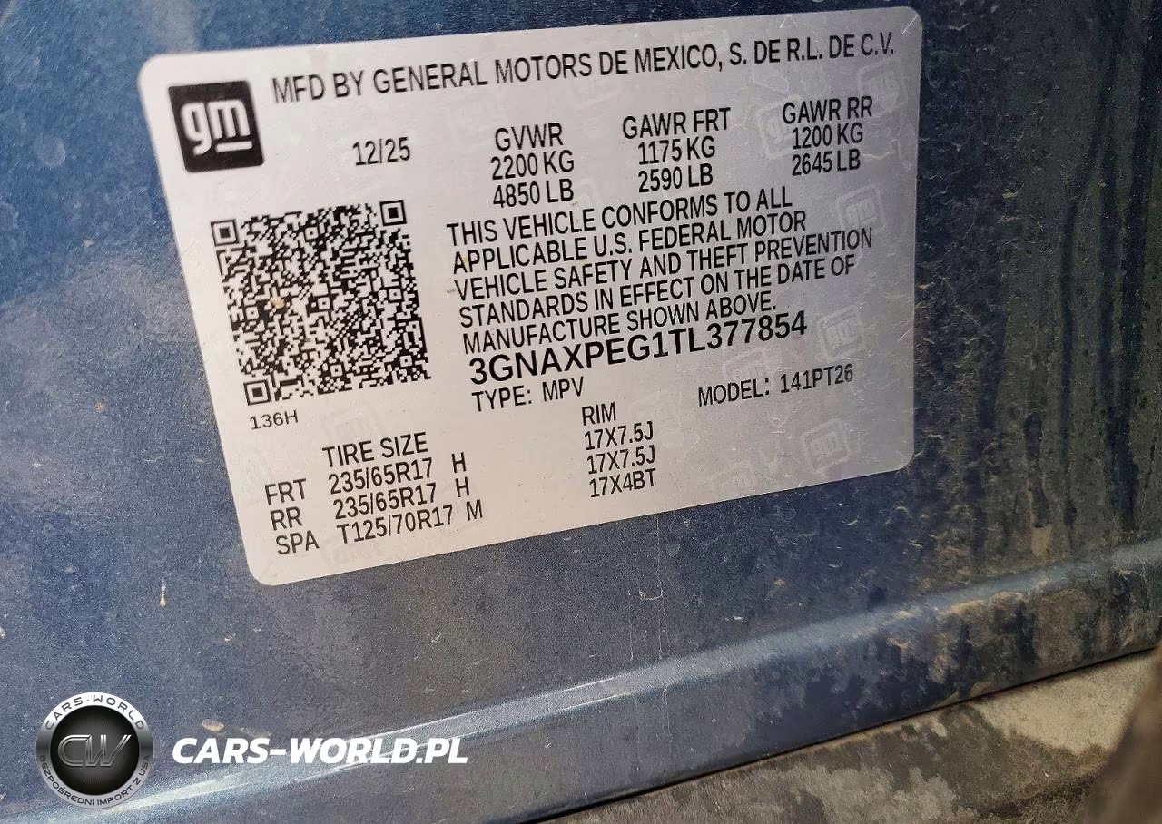 2026 Chevrolet Equinox Premier (2Lz) VIN:3GNAXPEG1TL377854 - 14