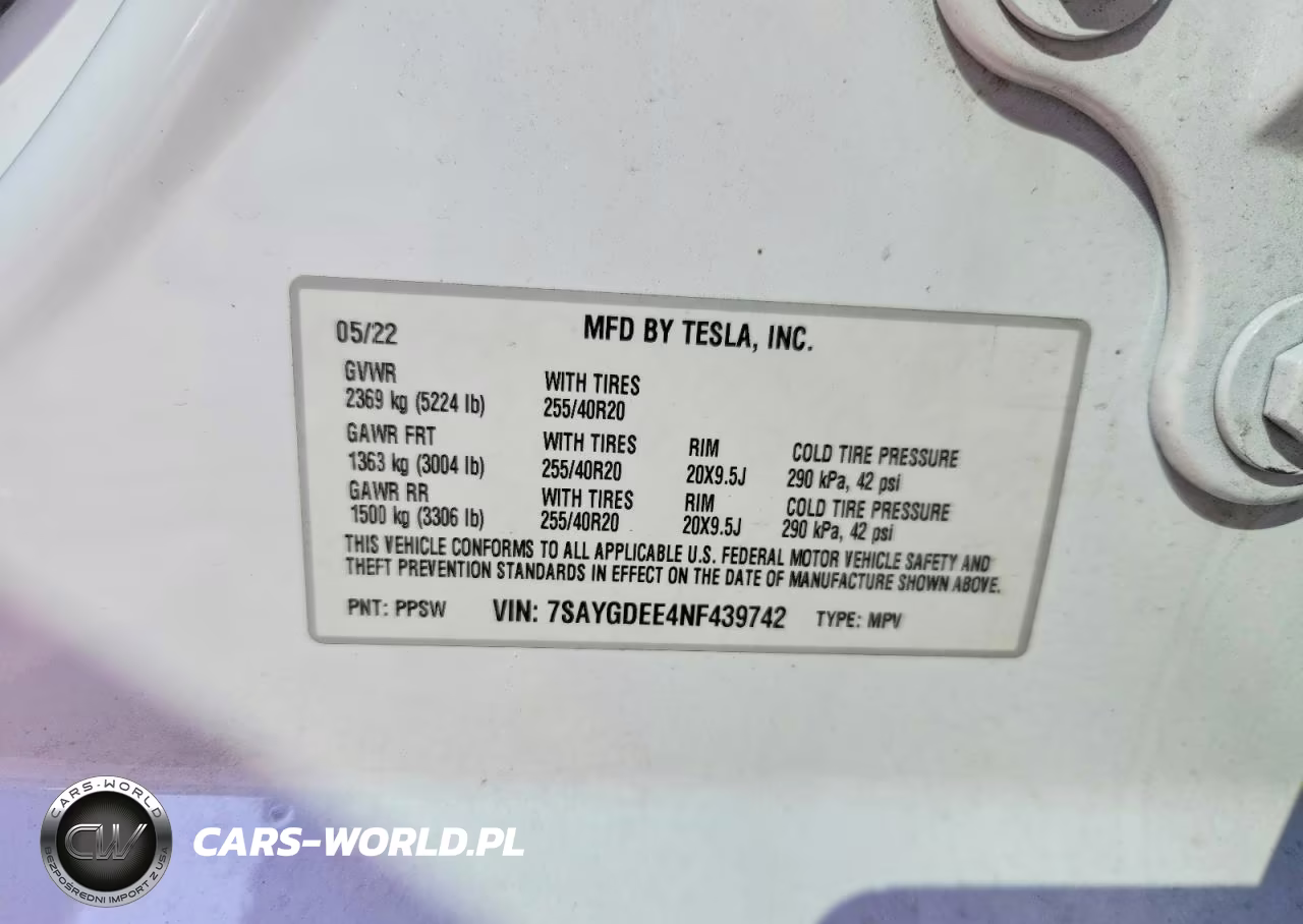2022 Tesla Model Y VIN:7SAYGDEE4NF439742 - 13