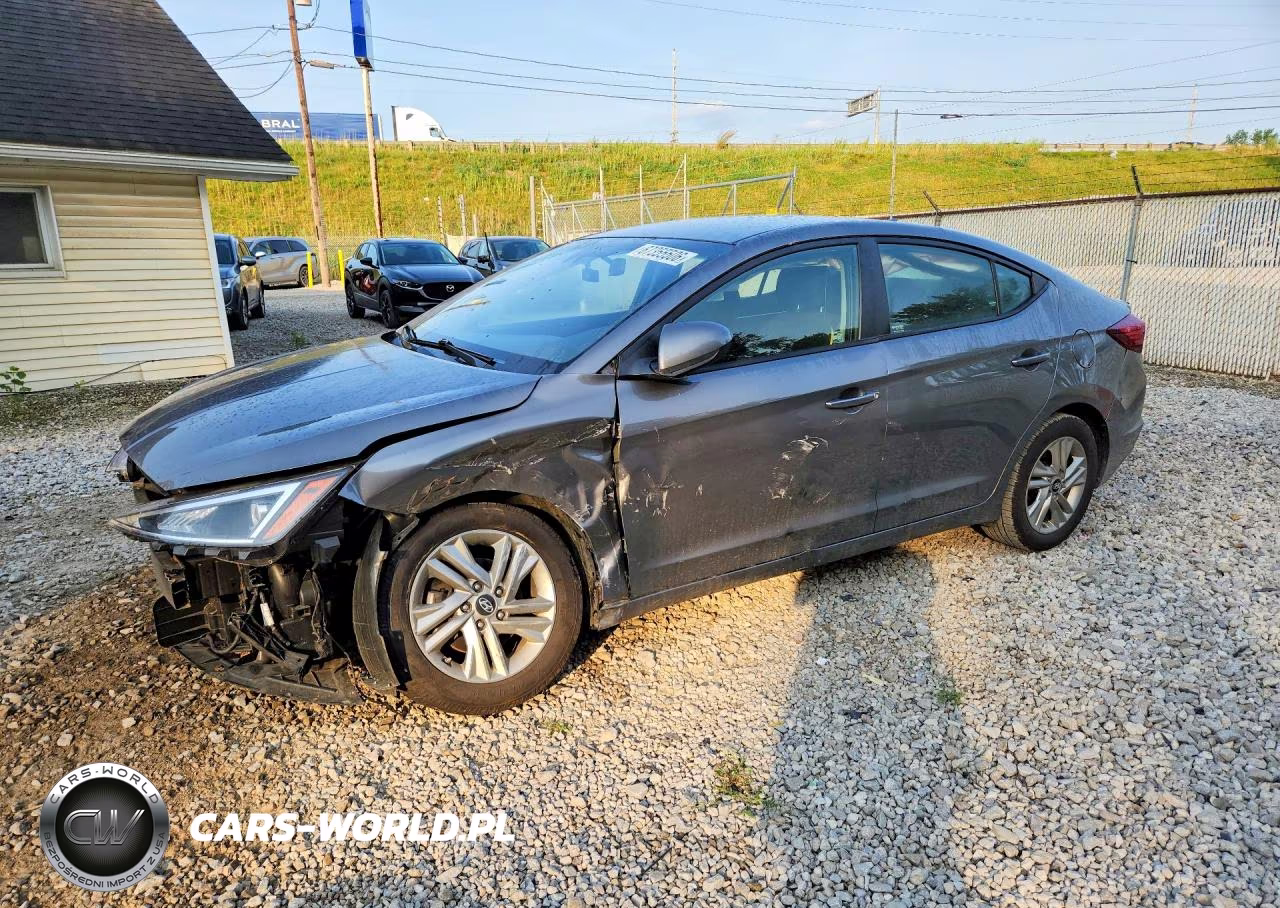 2019 Hyundai Elantra Sel VIN:5NPD84LF0KH412975 - 1