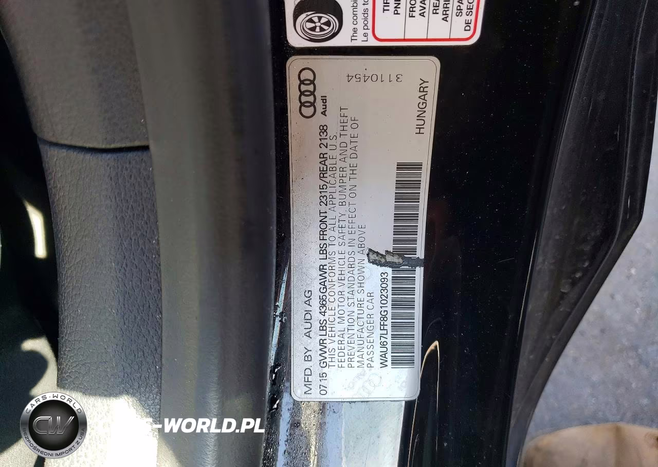 2016 Audi A3 Premium VIN:WAU67LFF8G1023093 - 12