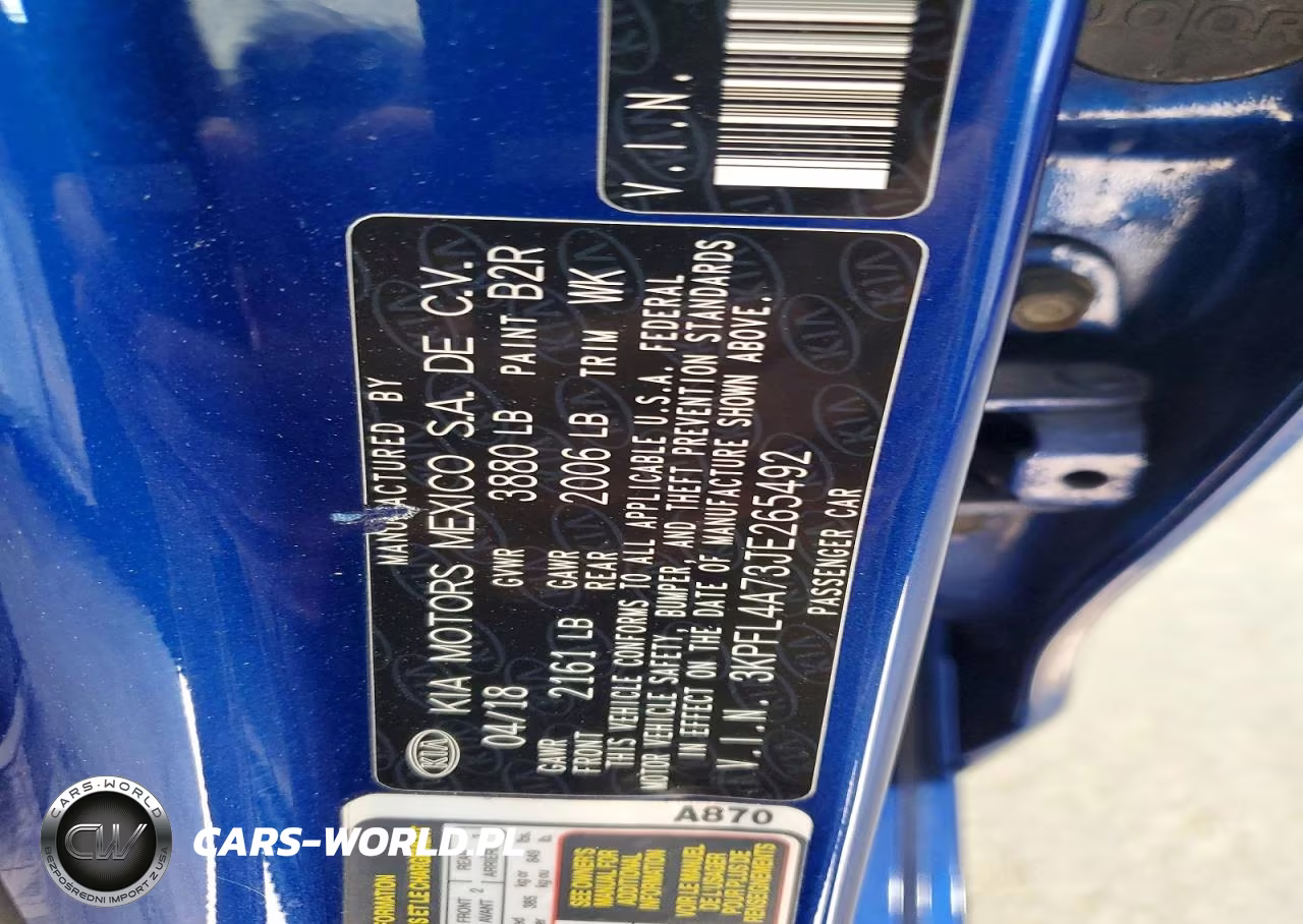 2018 Kia Forte S VIN:3KPFL4A73JE265492 - 12