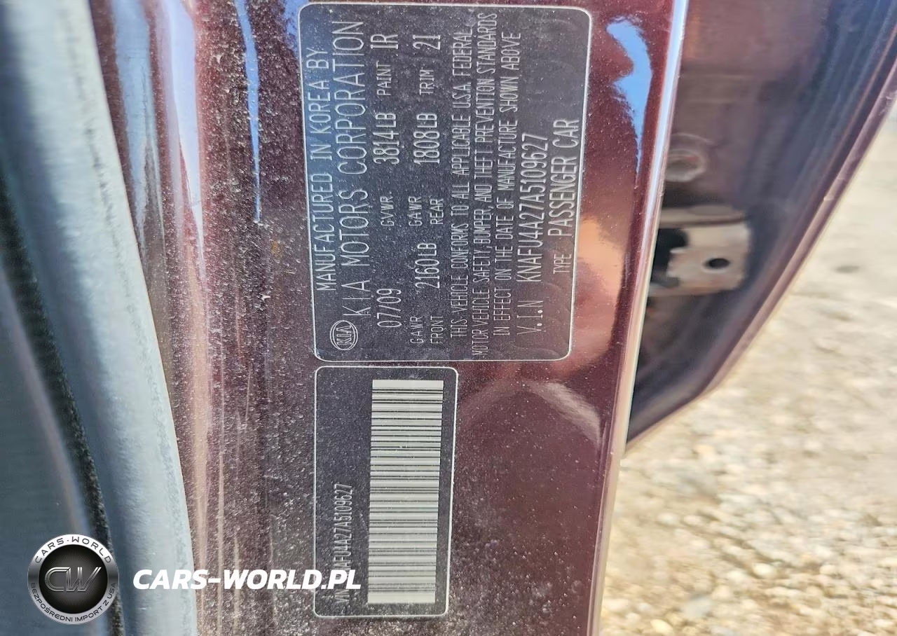 2010 Kia Forte Ex VIN:KNAFU4A27A5109627 - 12