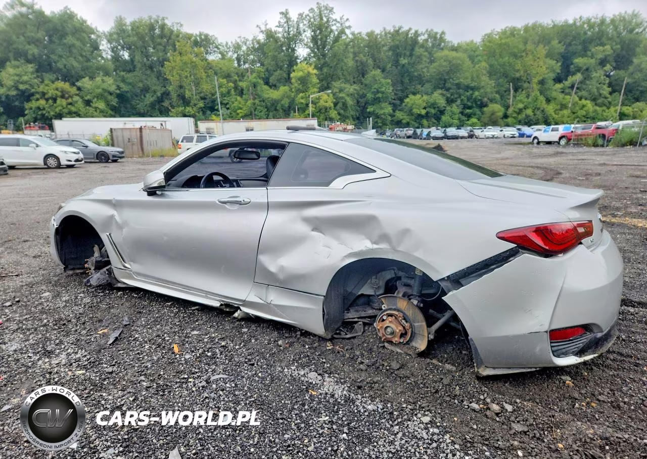 2017 Infiniti Q60 Red Sport 400 VIN:JN1FV7EL1HM700611 - 2