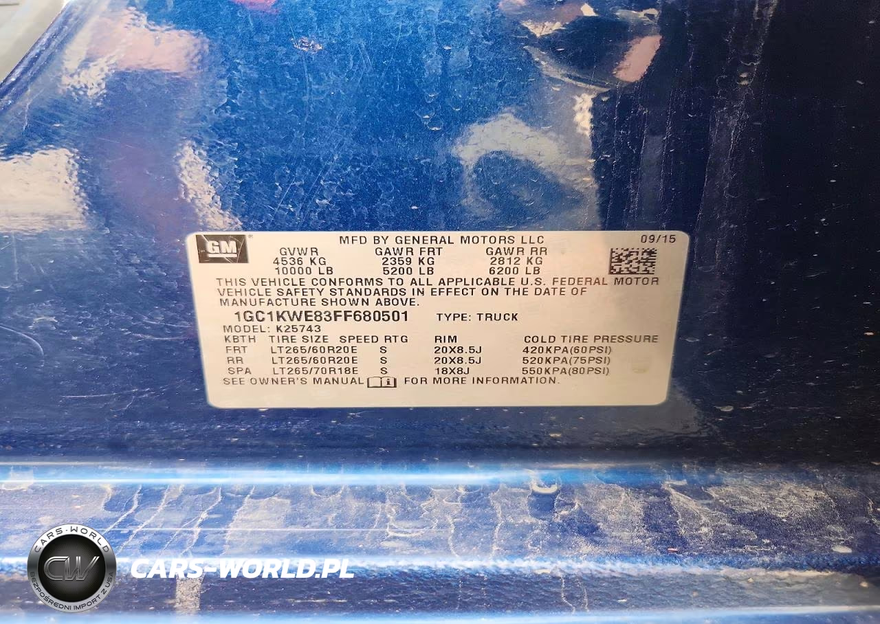 2015 Chevrolet Silverado K2500 Heavy Duty Ltz VIN:1GC1KWE83FF680501 - 12