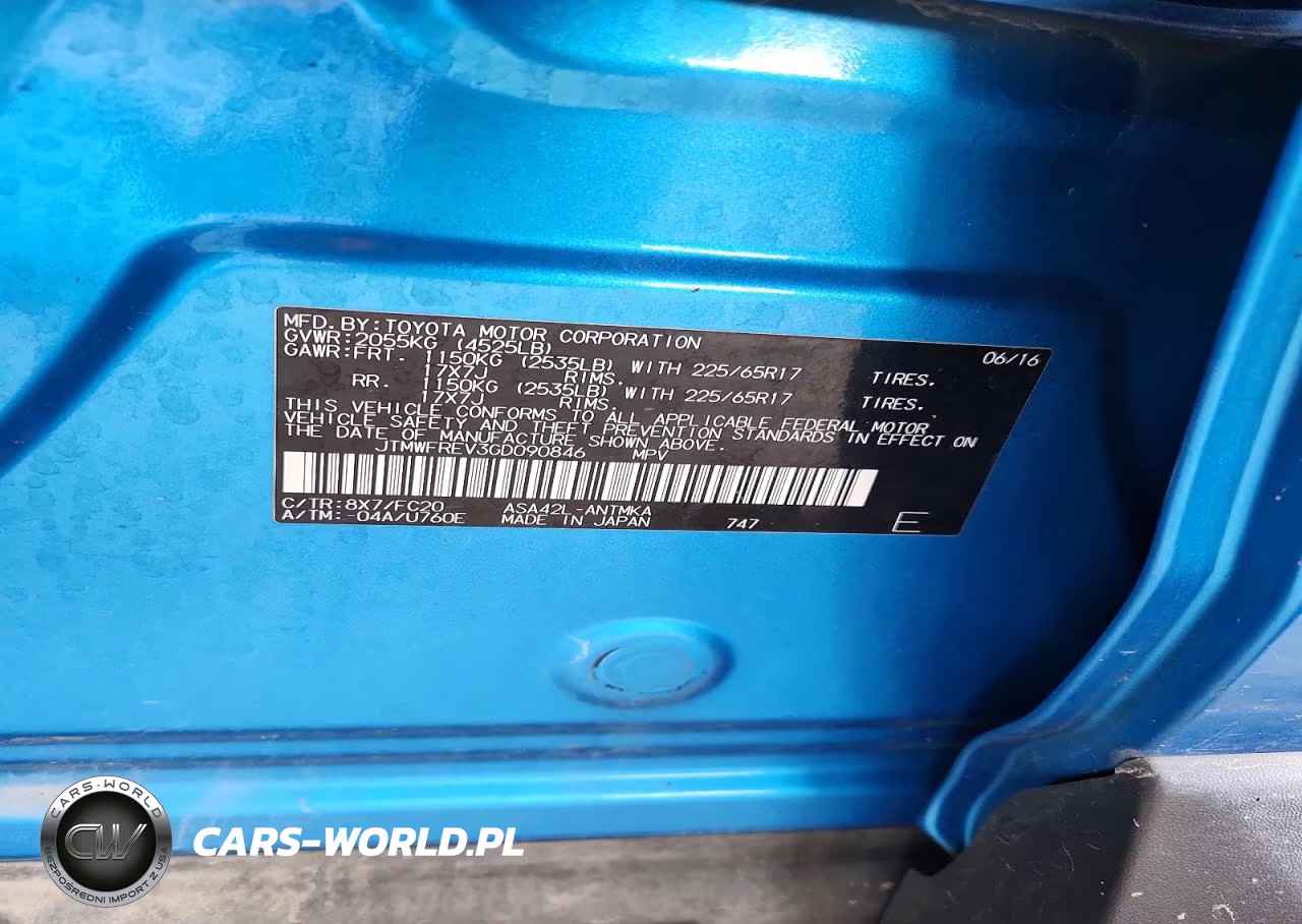 2016 Toyota Rav4 Xle VIN:JTMWFREV3GD090846 - 13