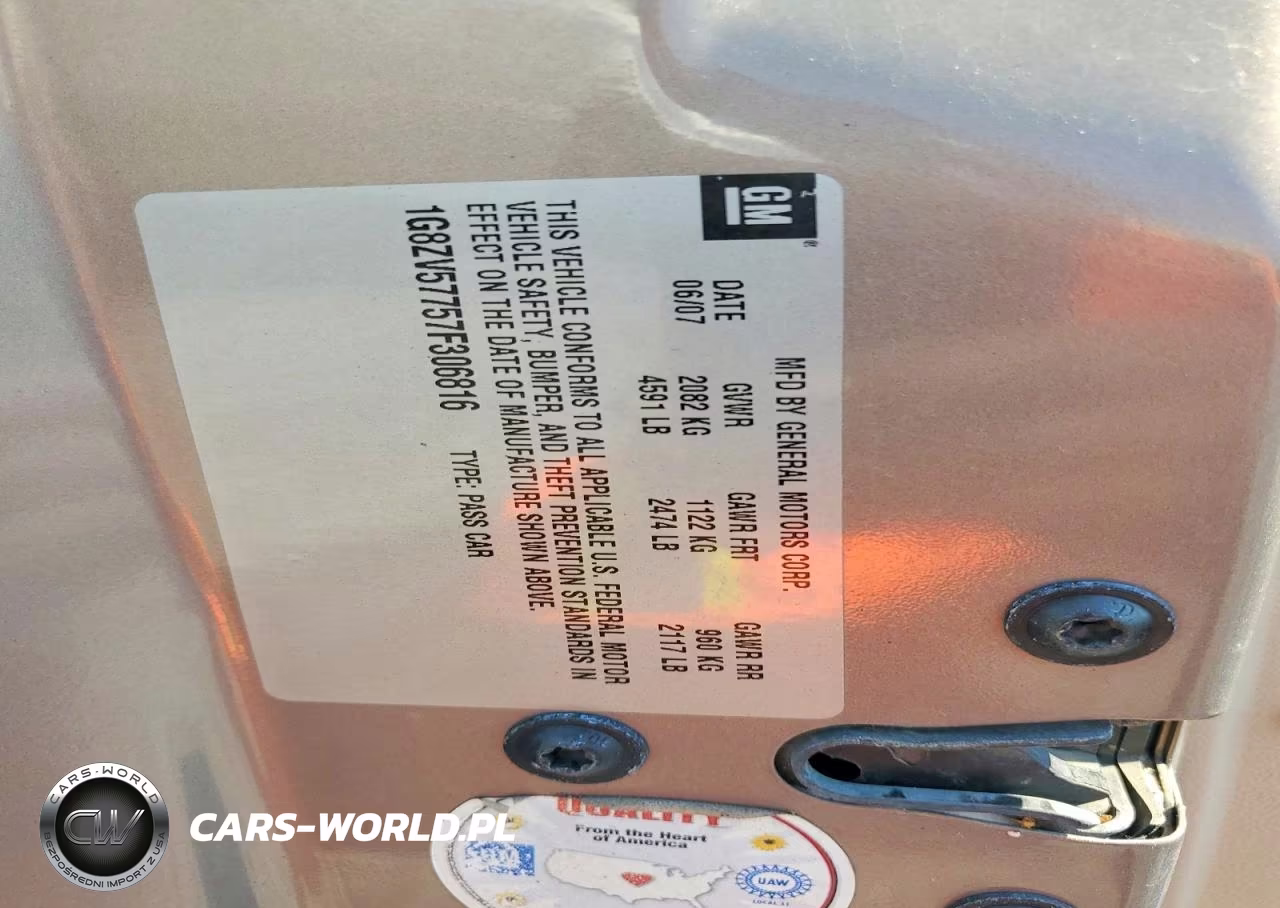 2007 Saturn Aura Xr VIN:1G8ZV57757F306816 - 12