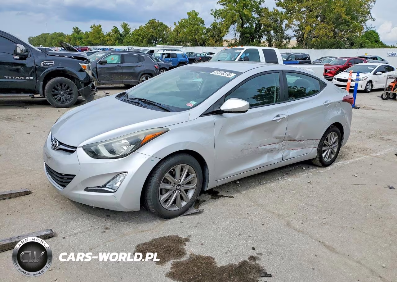 2016 Hyundai Elantra Se VIN:5NPDH4AE8GH653488 - 1