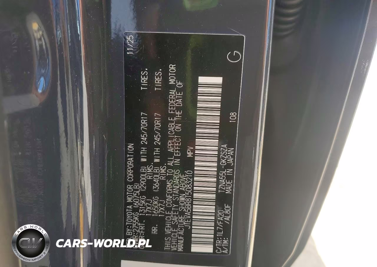 2026 Toyota 4Runner Sr5 VIN:JTEVA5BR8T5083210 - 13