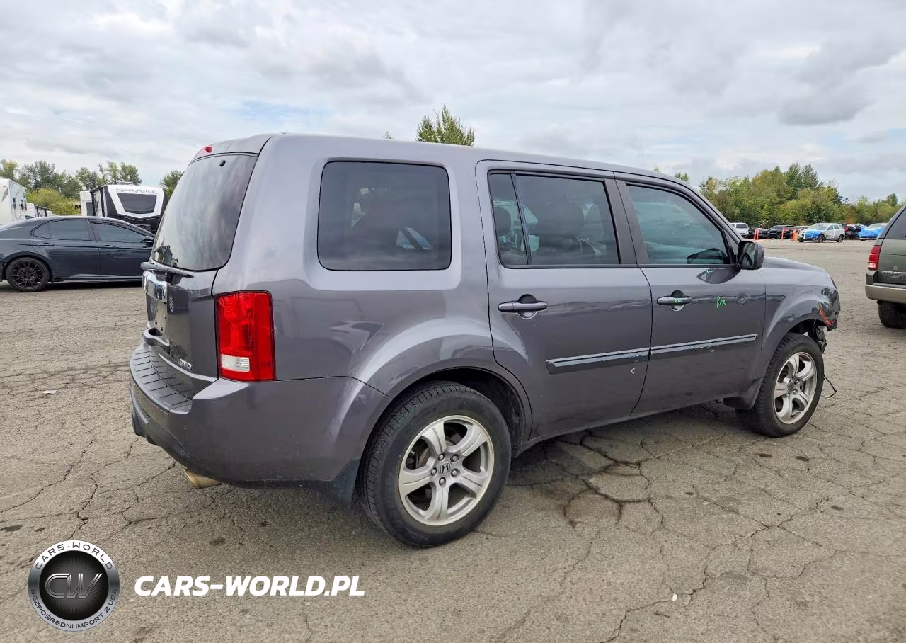 2014 Honda Pilot Exl VIN:5FNYF4H55EB034422 - 3
