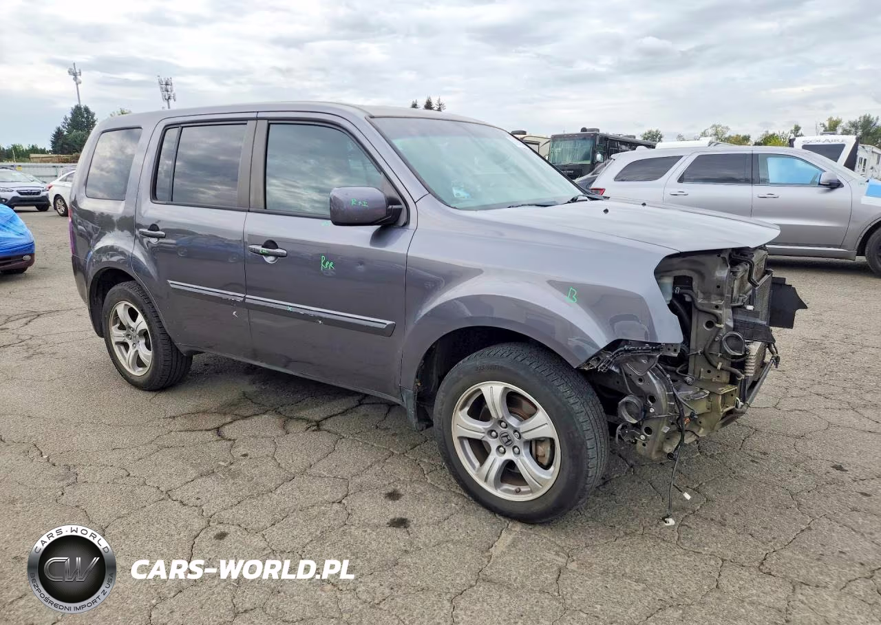 2014 Honda Pilot Exl VIN:5FNYF4H55EB034422 - 4