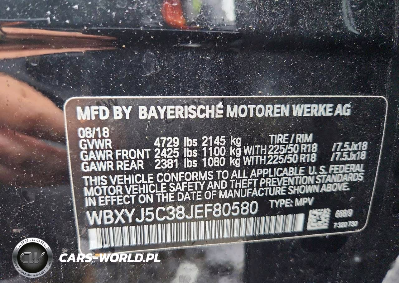 2018 BMW X2 xDrive28I VIN:WBXYJ5C38JEF80580 - 13