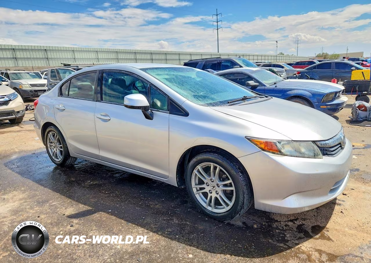 2012 Honda Civic Lx VIN:2HGFB2F53CH591610 - 4