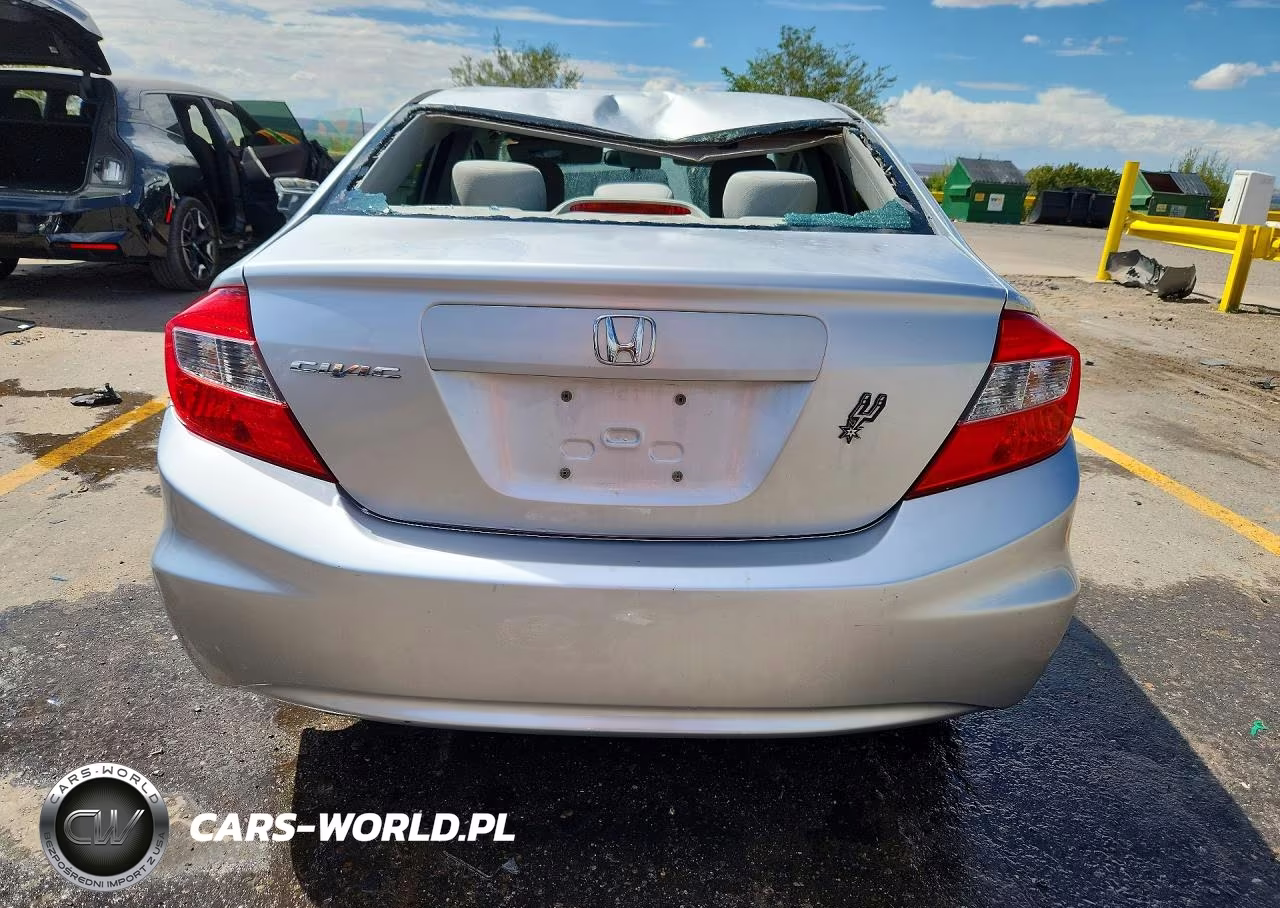 2012 Honda Civic Lx VIN:2HGFB2F53CH591610 - 6