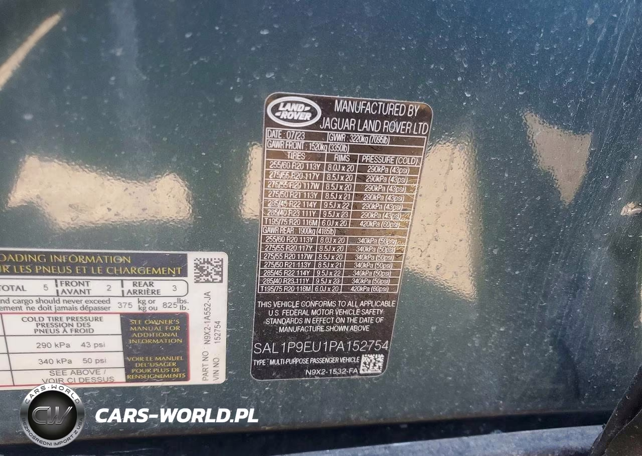 2023 Land Rover Range Rover Sport Se VIN:SAL1P9EU1PA152754 - 13
