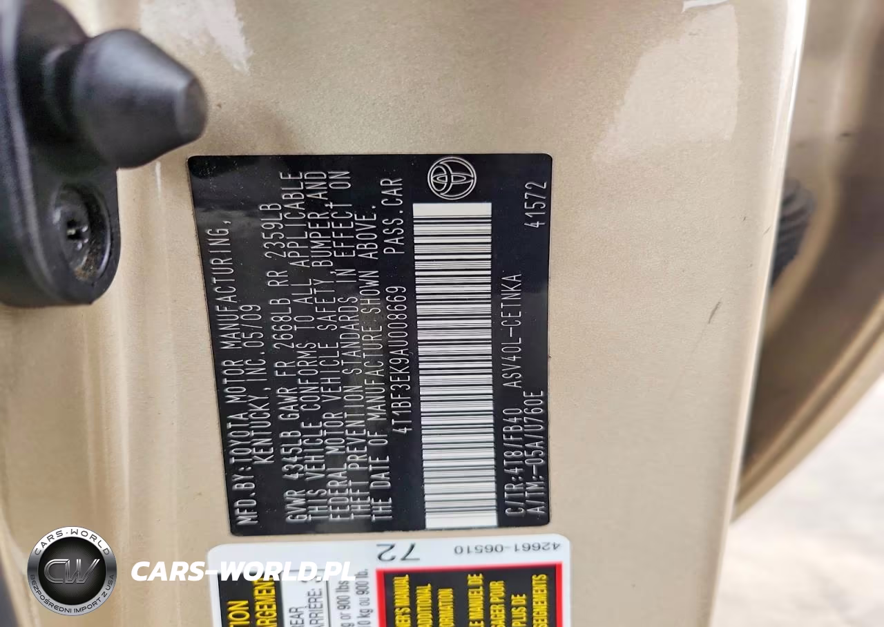 2010 Toyota Camry Le VIN:4T1BF3EK9AU008669 - 13