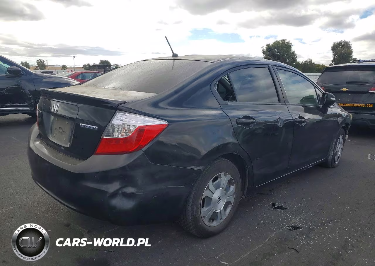 2012 Honda Civic Hybrid VIN:JHMFB4F2XCS005069 - 3