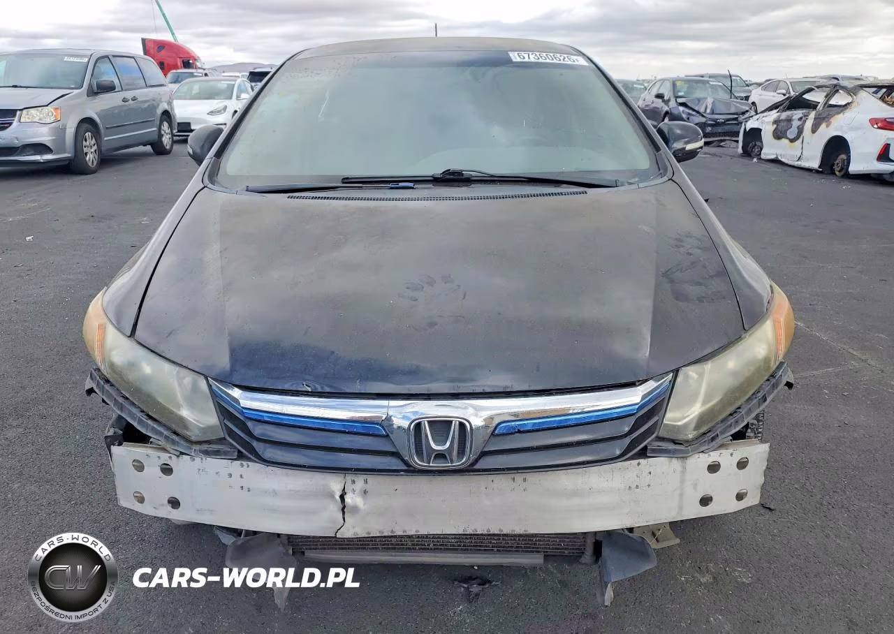 2012 Honda Civic Hybrid VIN:JHMFB4F2XCS005069 - 5