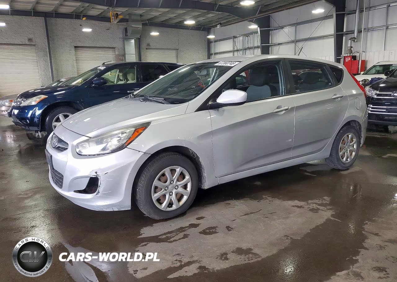 2013 Hyundai Accent Gs VIN:KMHCT5AE9DU062843 - 1