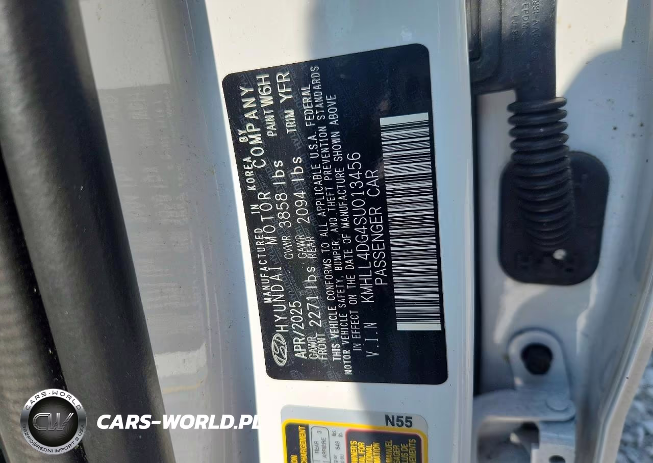2025 Hyundai Elantra Se VIN:KMHLL4DG4SU013456 - 12